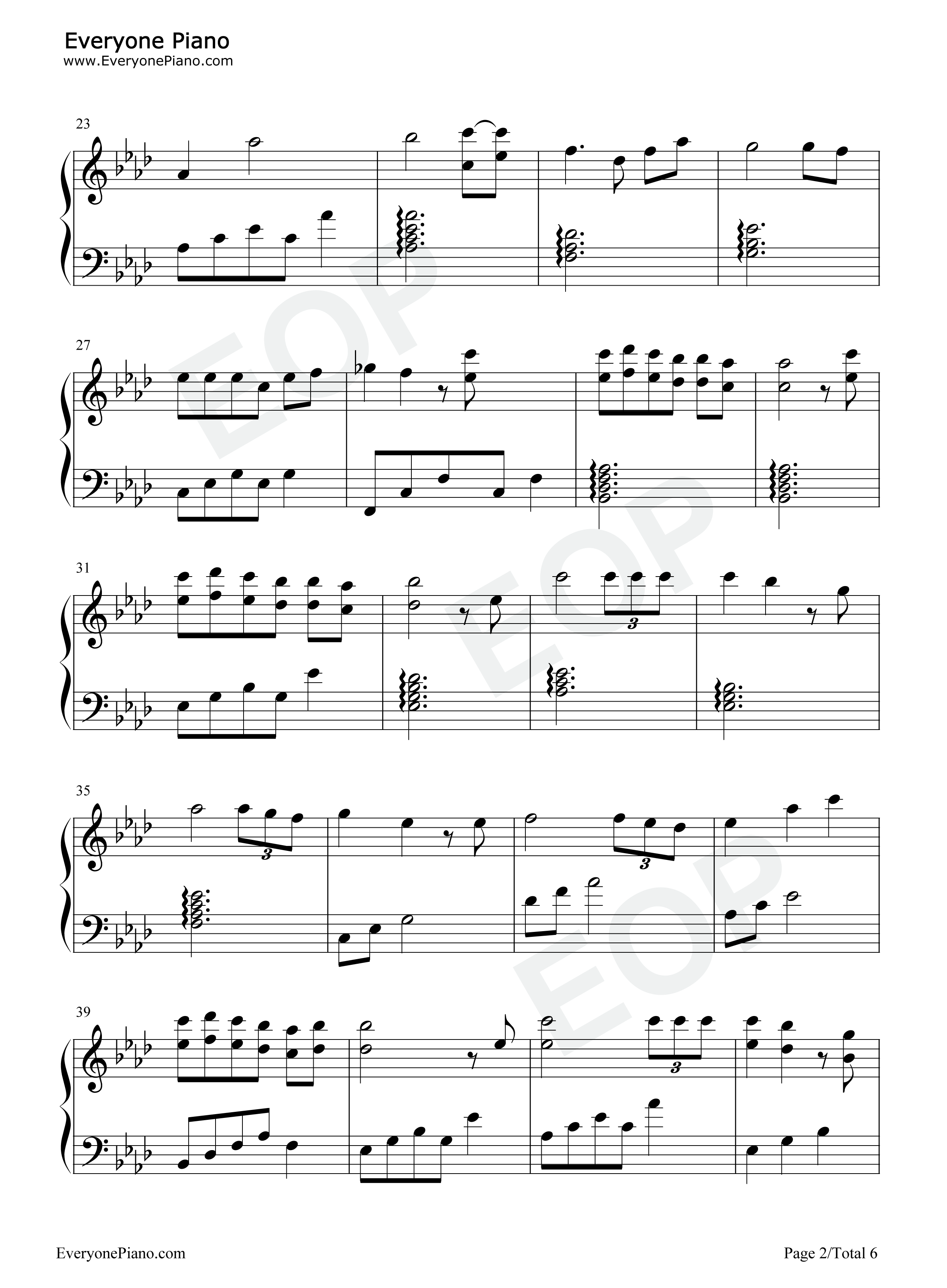 Give You My Heart钢琴谱-IU2