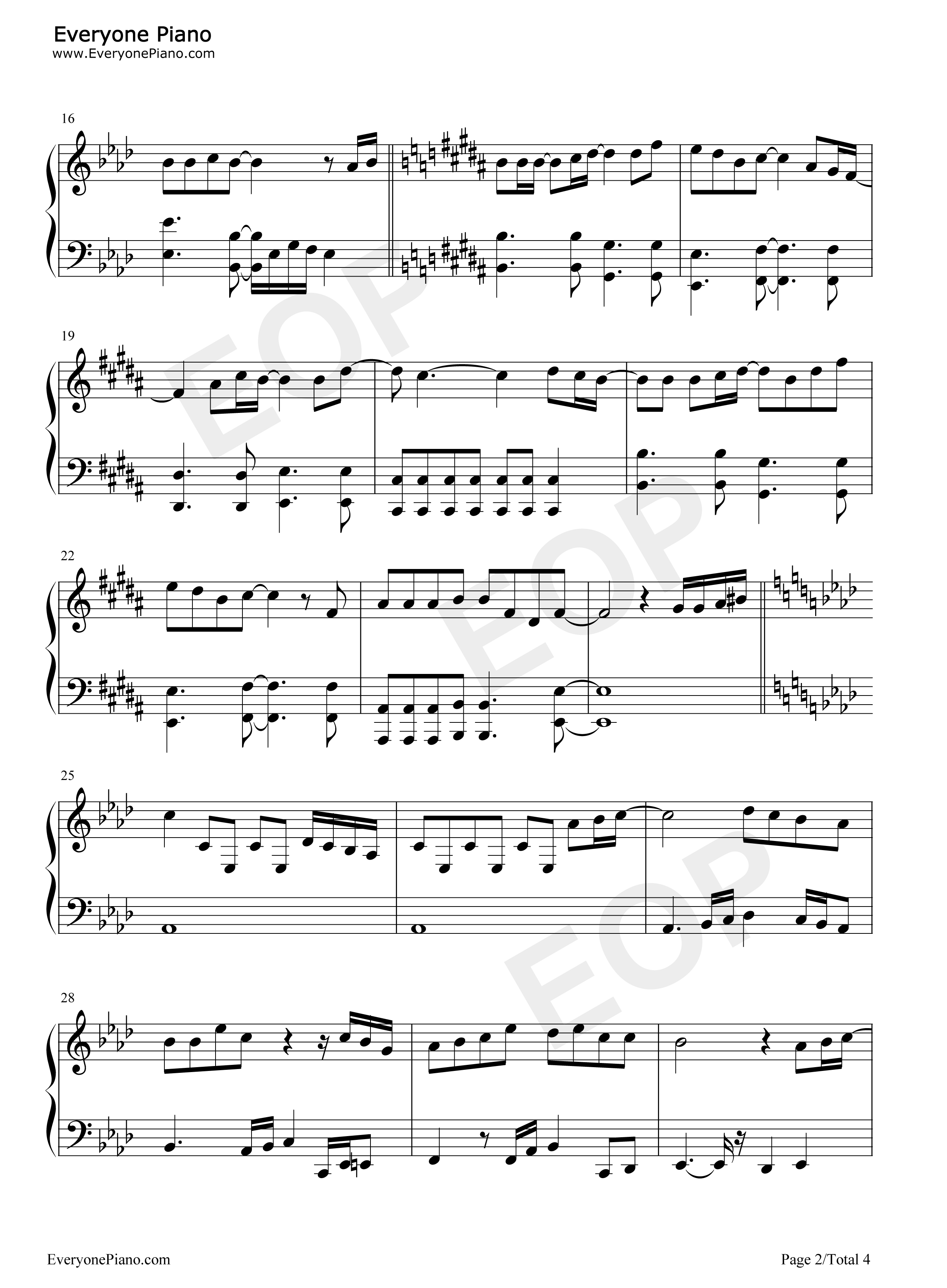 Lost in the Woods钢琴谱-Jonathan Groff2
