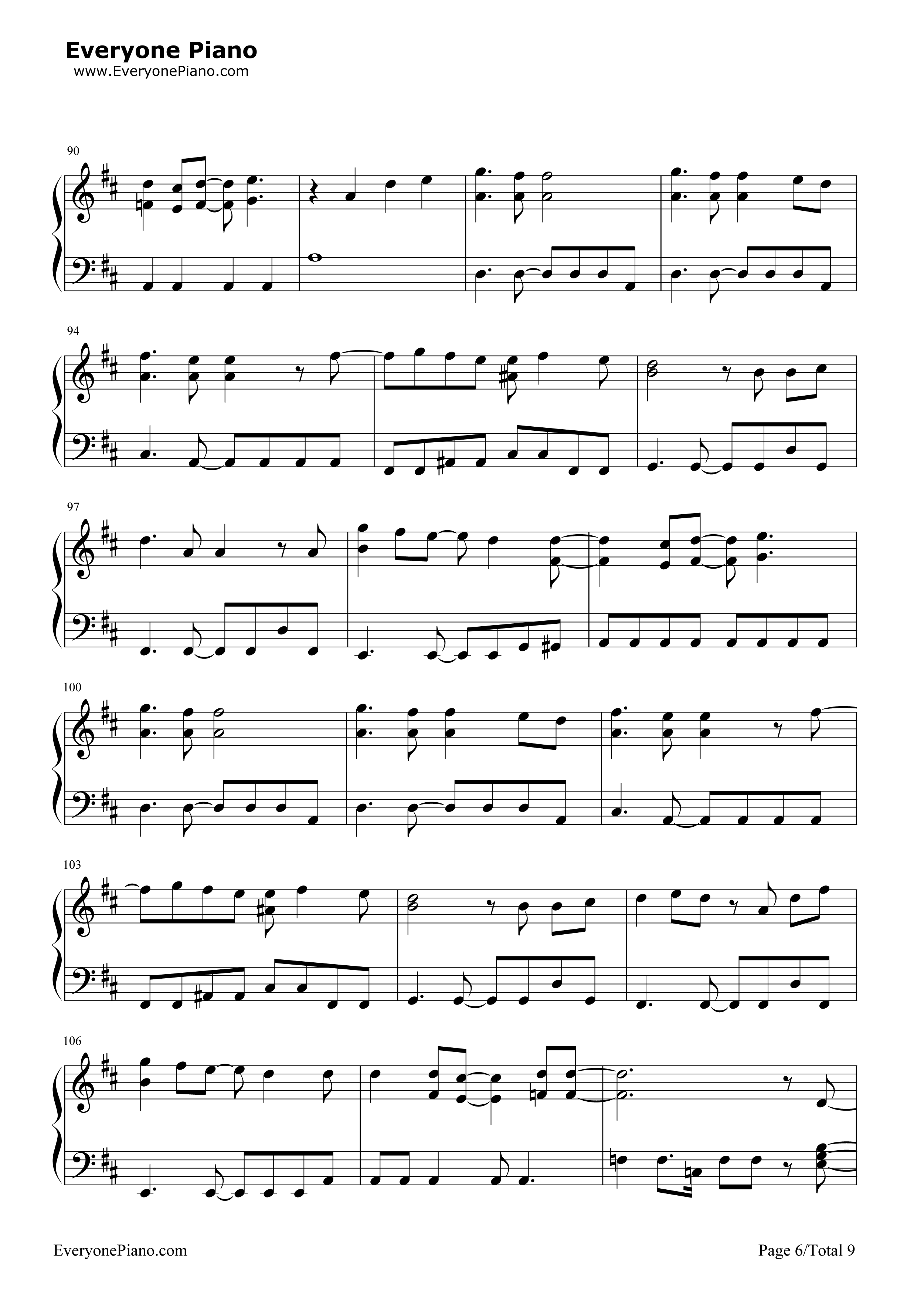 Change The World钢琴谱-V66