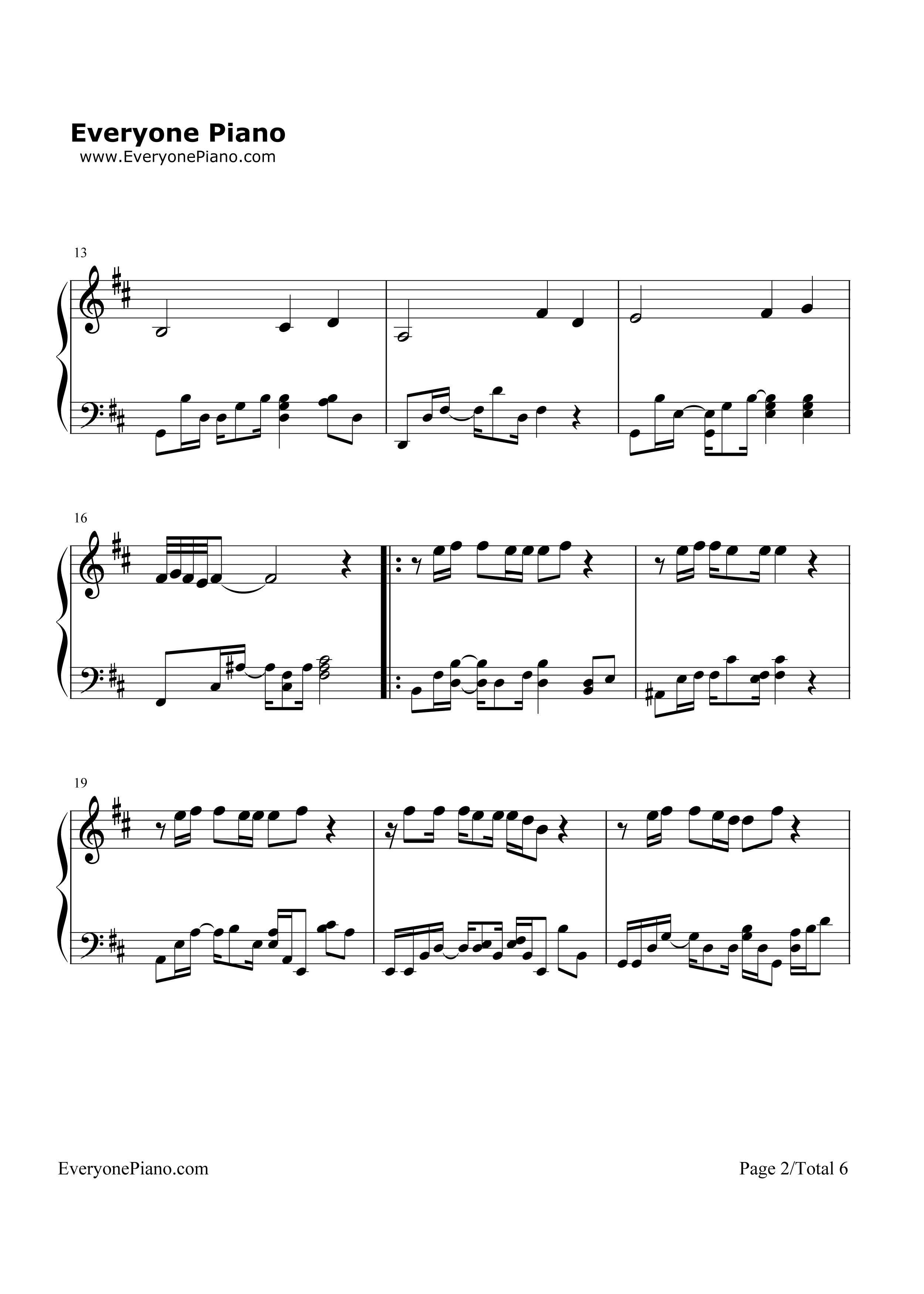加州旅馆(Hotel California)钢琴谱-老鹰乐队  The Eagles2