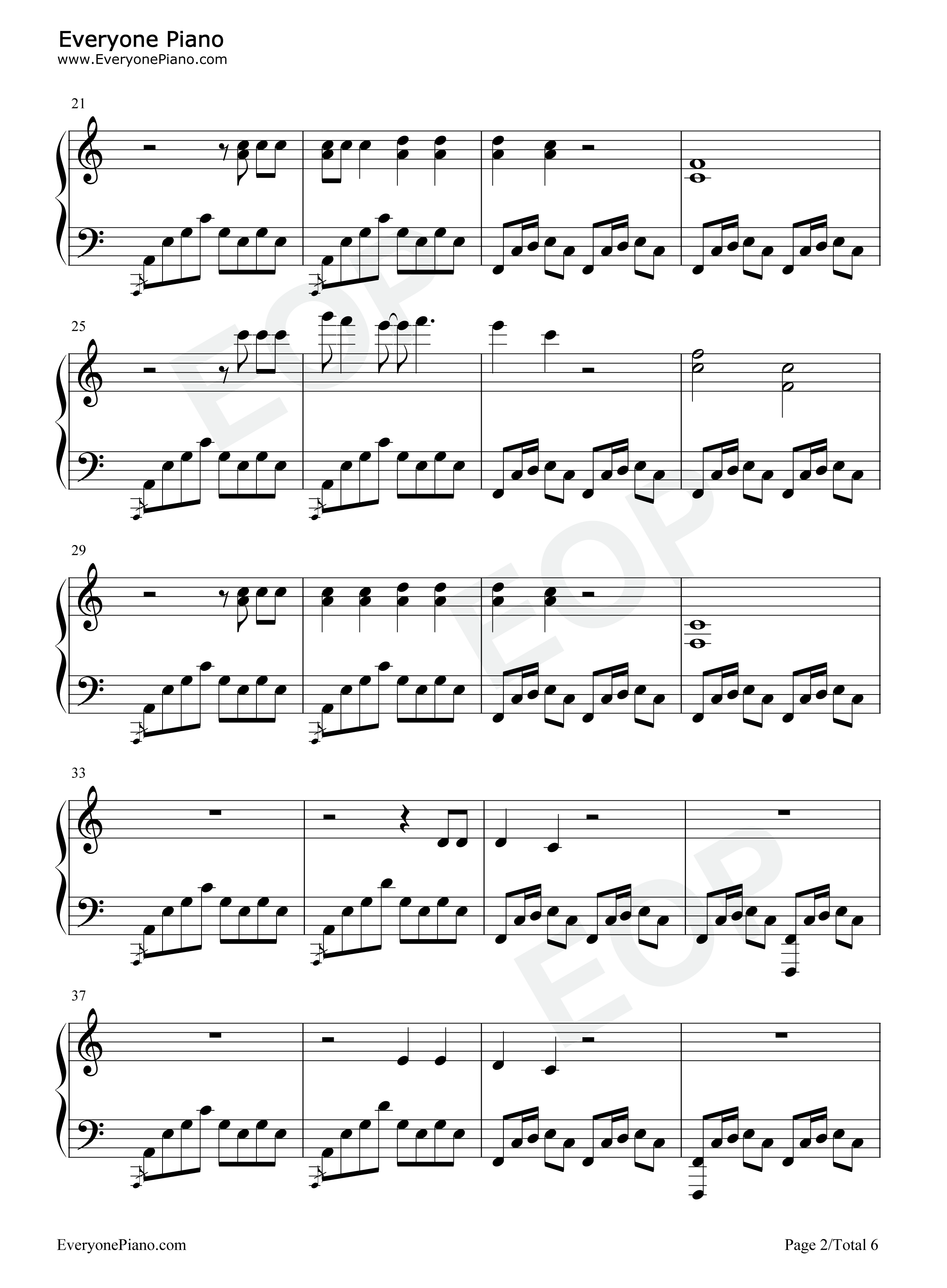La Jolla钢琴谱-Wilbur Soot2