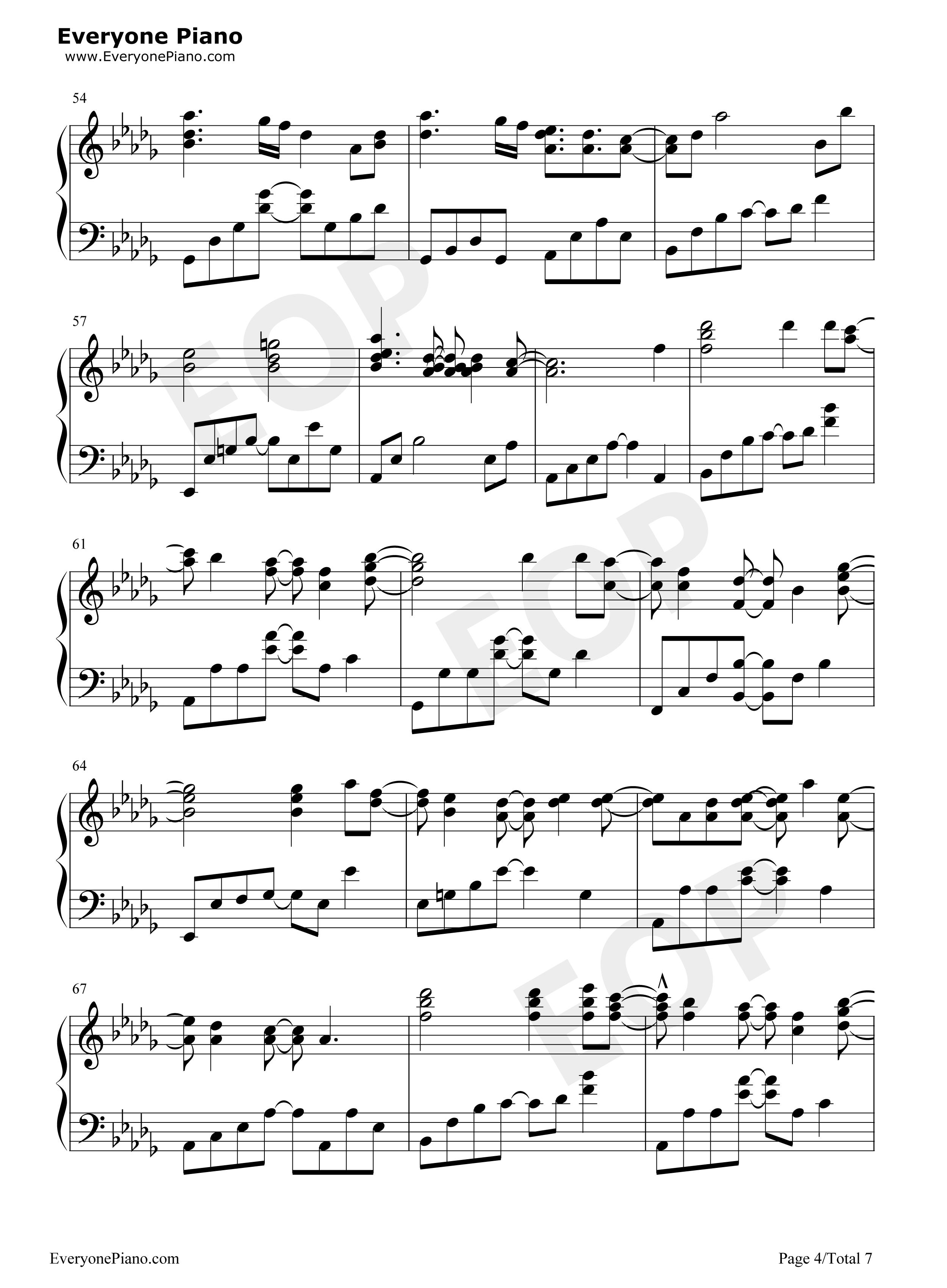 To Far Away Times 钢琴谱-Yasunori Mitsuda4