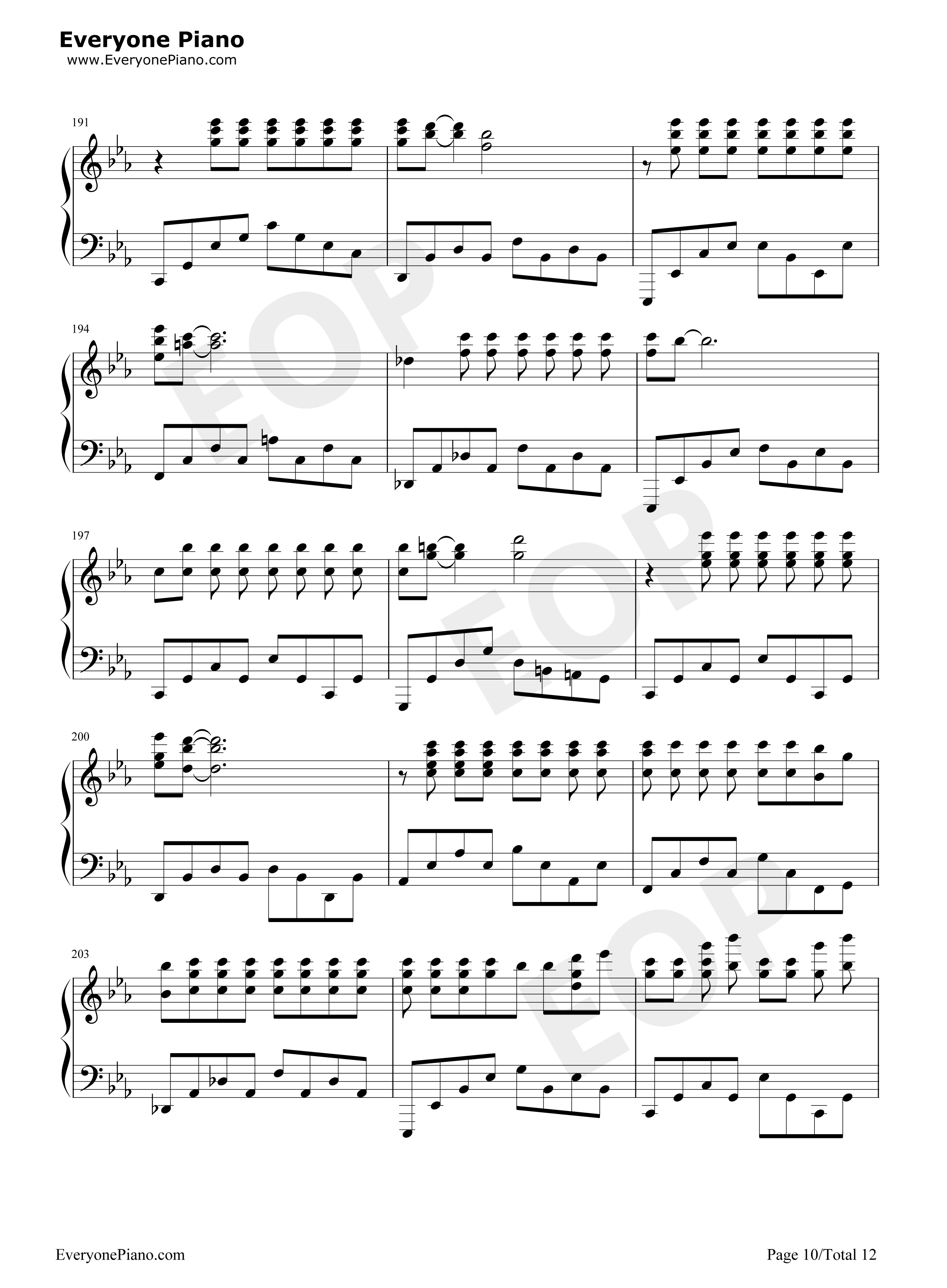 The Night King钢琴谱-Ramin Djawadi10
