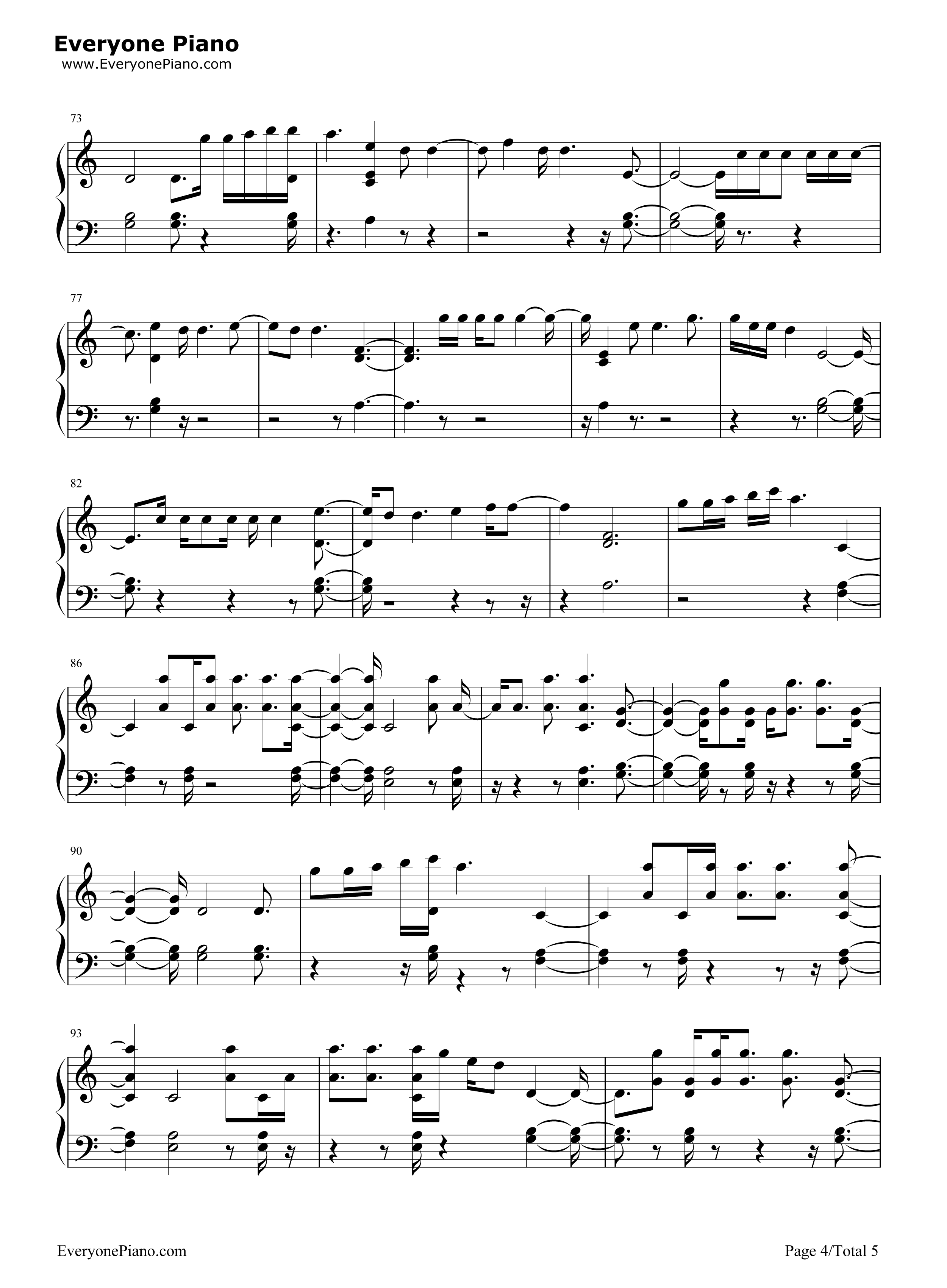 Champion钢琴谱-Fall Out Boy4