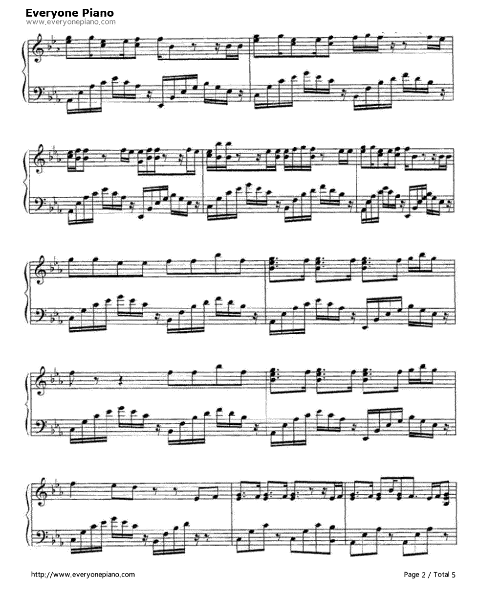 Crush钢琴谱-David archuleta  大卫·阿楚雷塔2