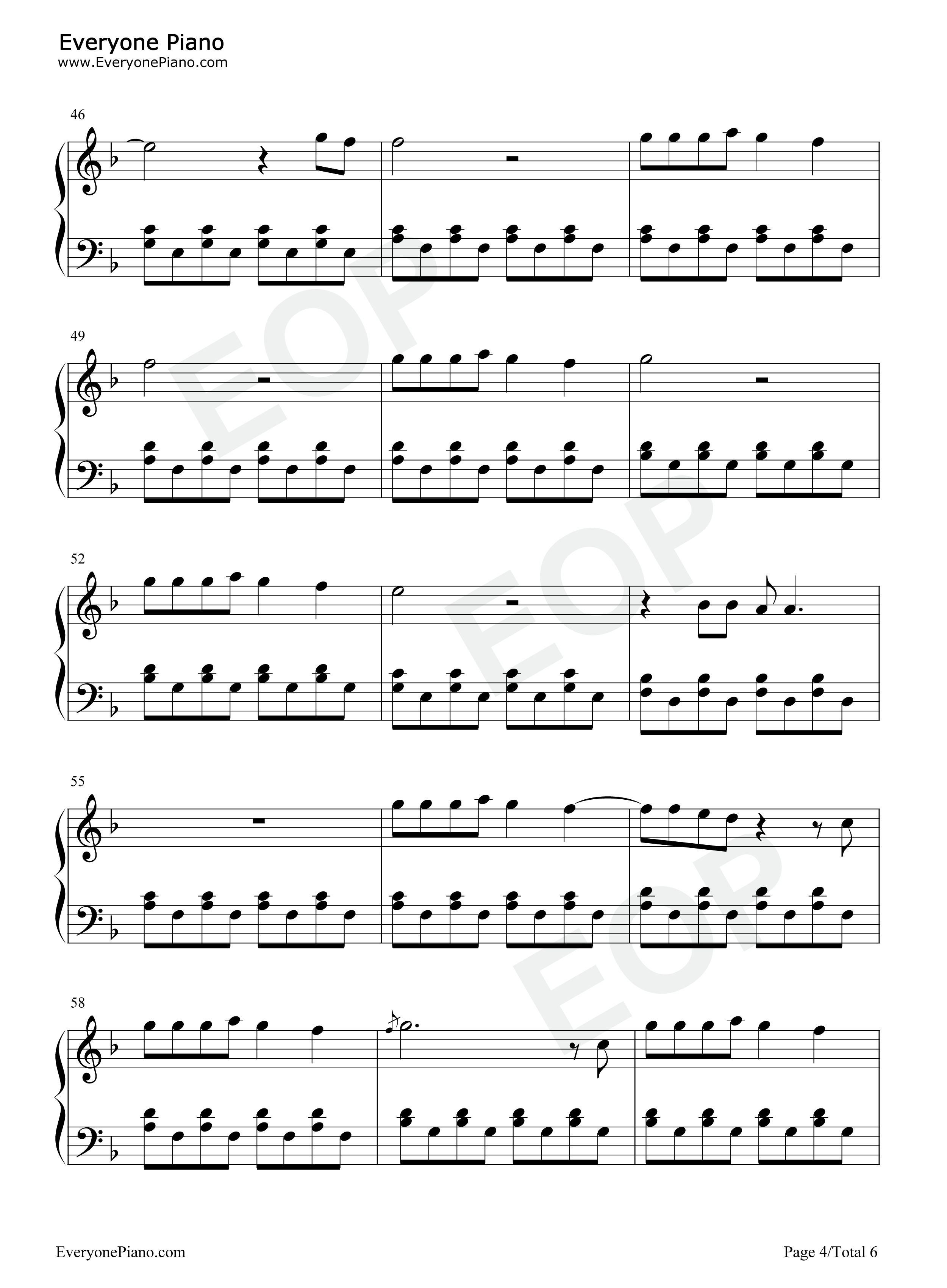 You Ruin Me钢琴谱-The Veronicas4