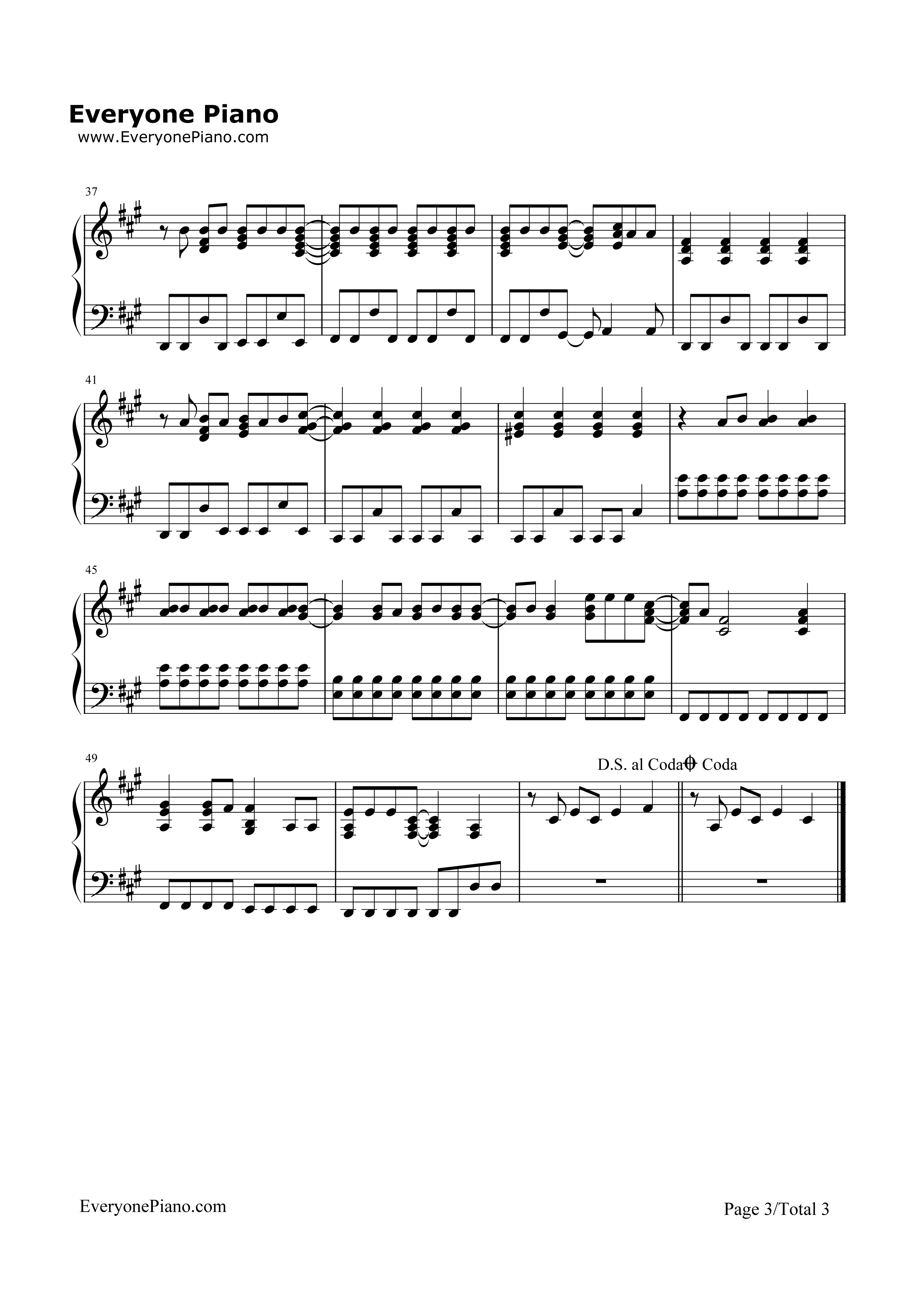 I Forgive You钢琴谱-Kelly Clarkson3