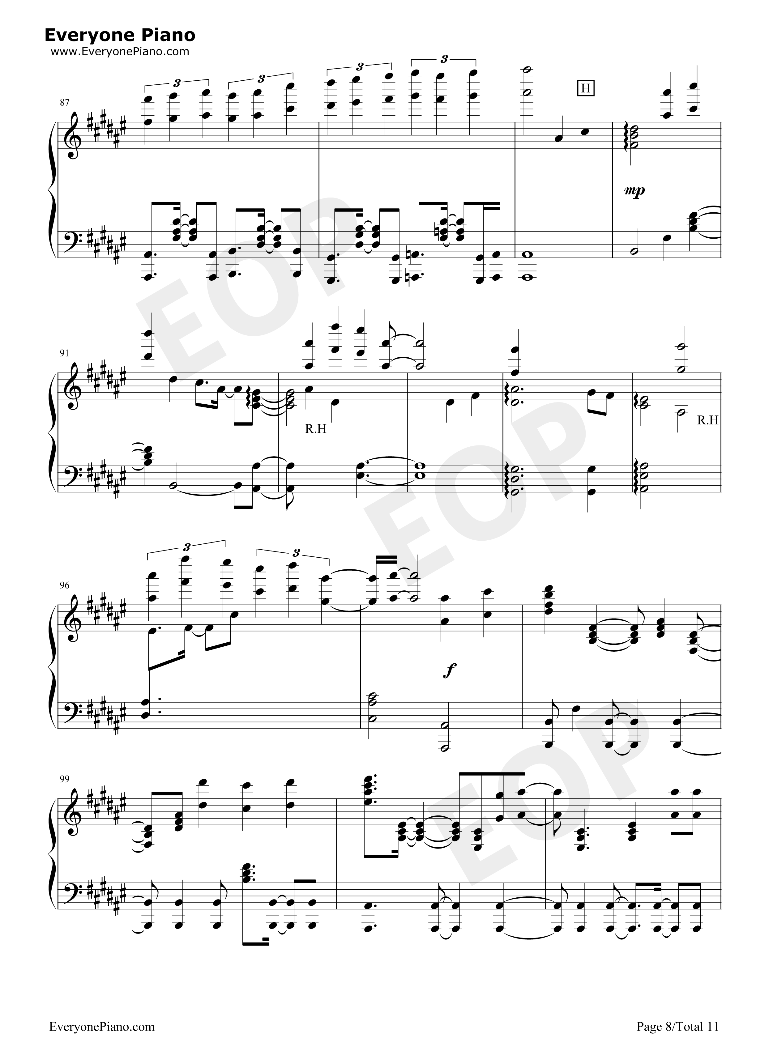Synchrogazer钢琴谱-水树奈々8