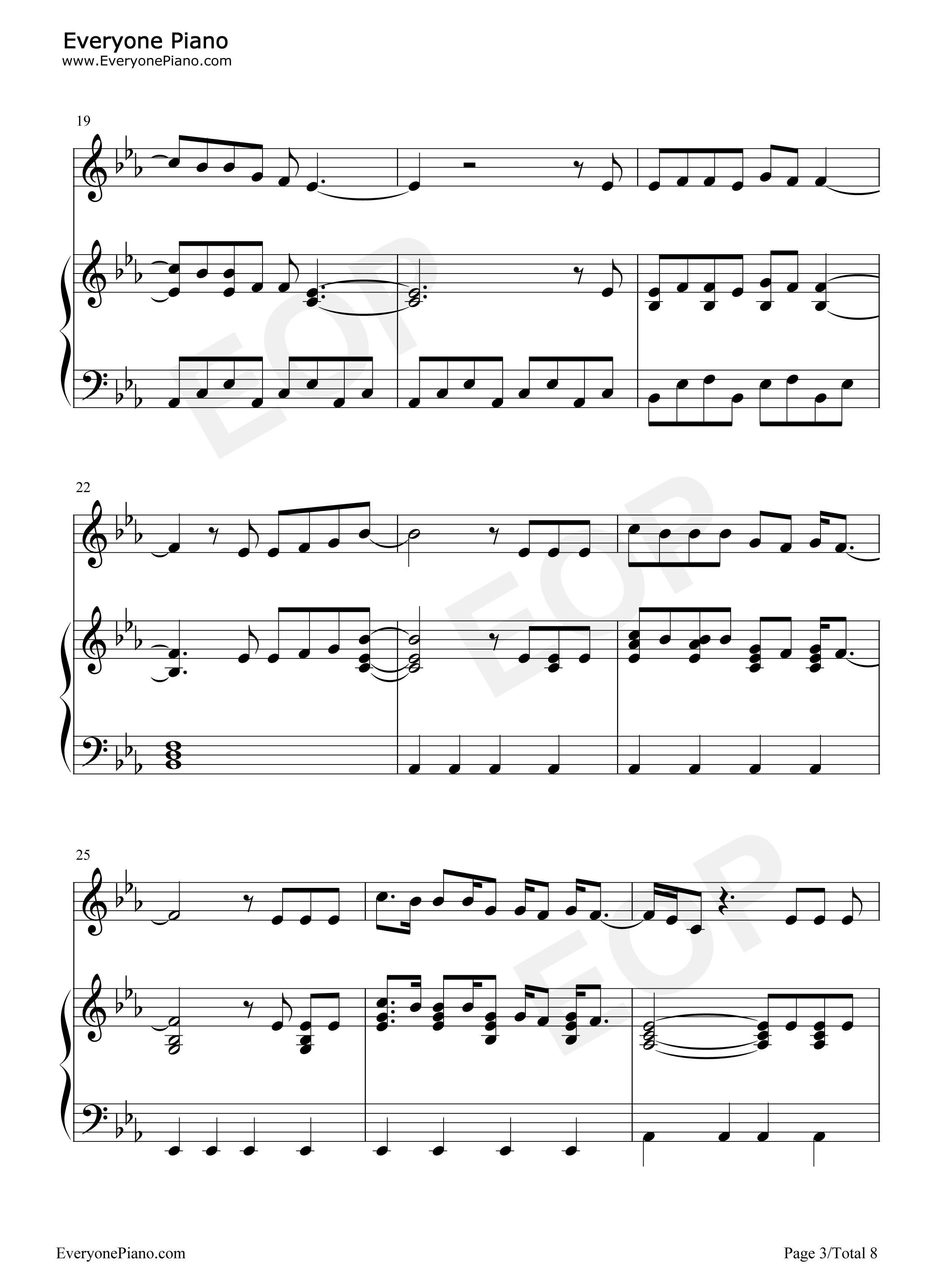 In the Mirror钢琴谱-Demi Lovato3