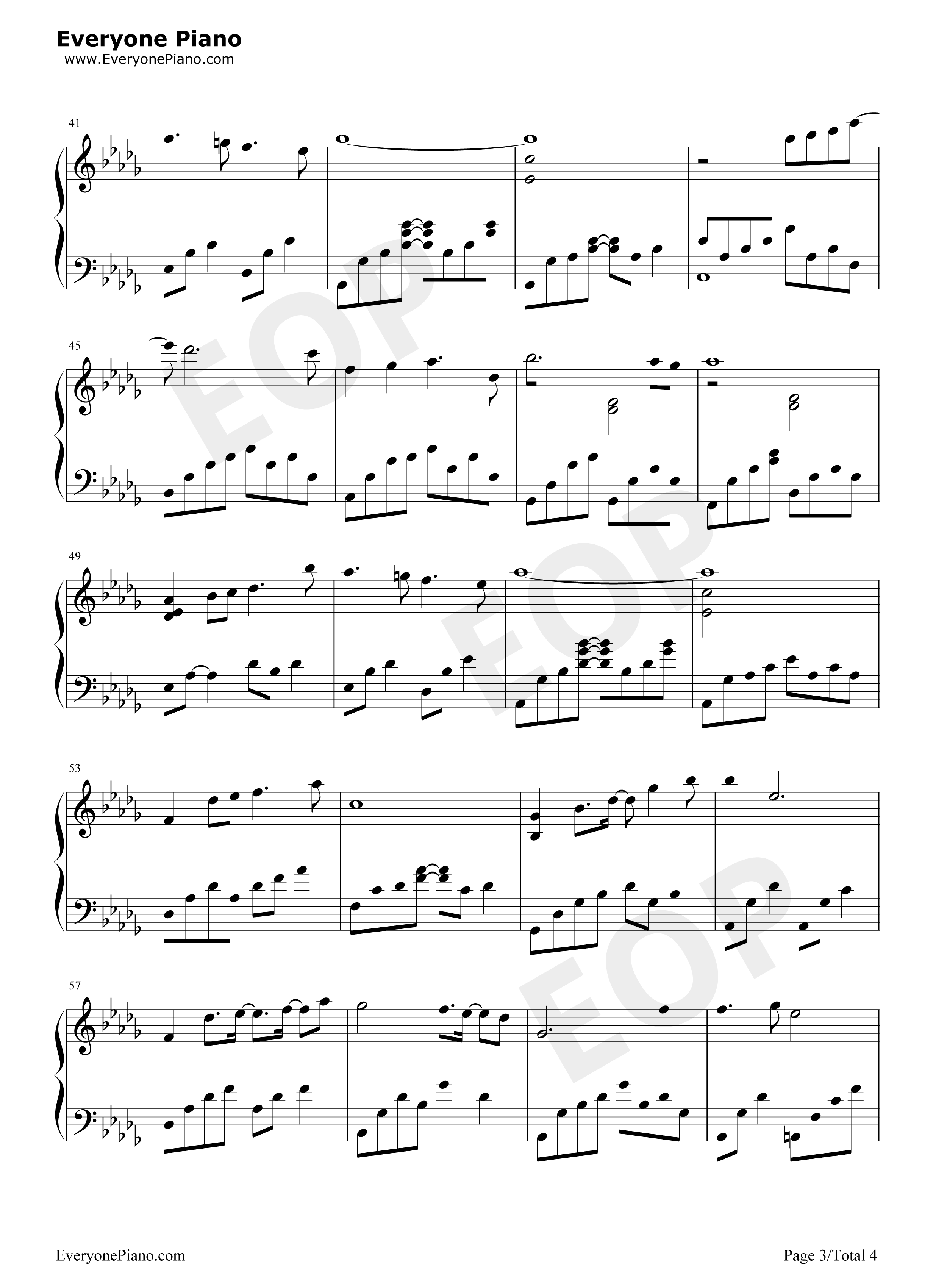 Pastel Reflections钢琴谱-Kevin Kern3
