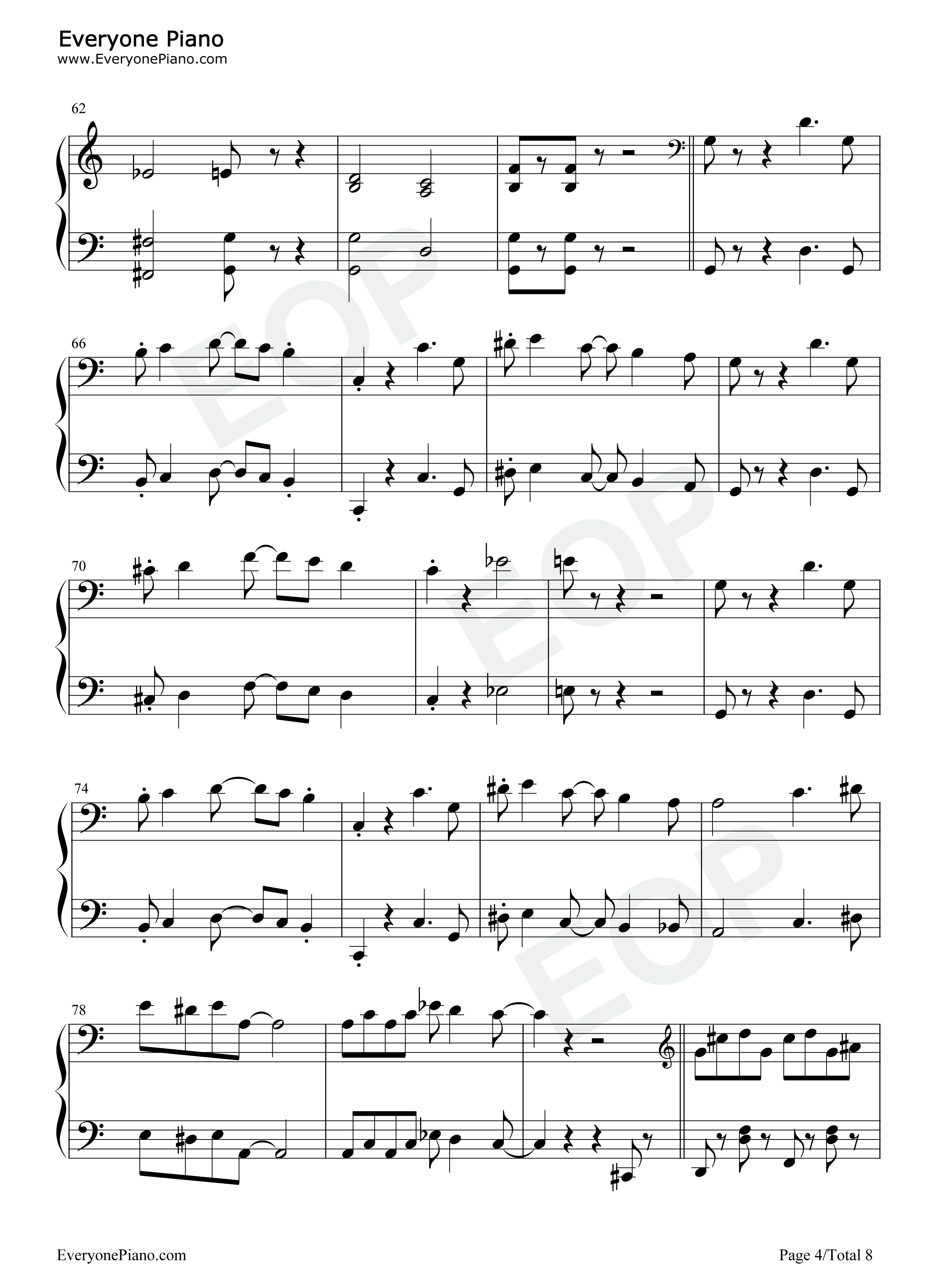 Plastic Cake Walk钢琴谱-David Hellewell 戴维·赫勒韦尔4