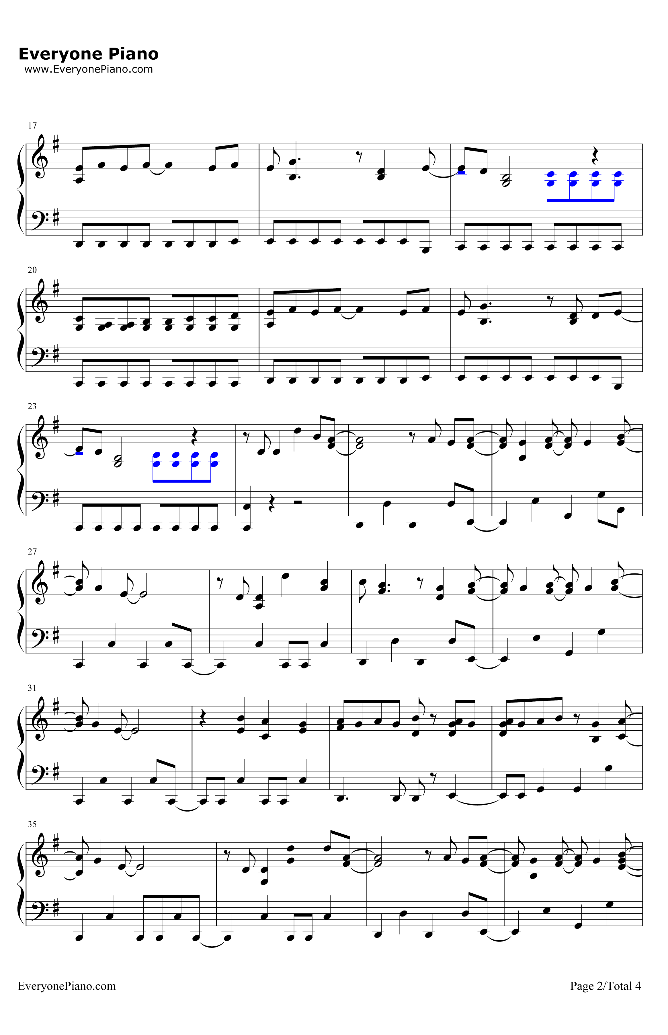 StoptheWorld钢琴谱-DemiLovato2