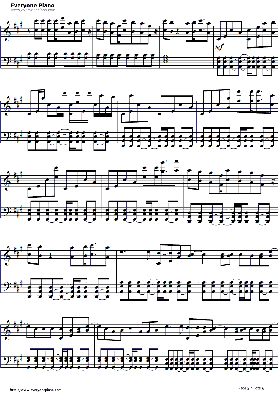 For the First Time钢琴谱-TheScript-5