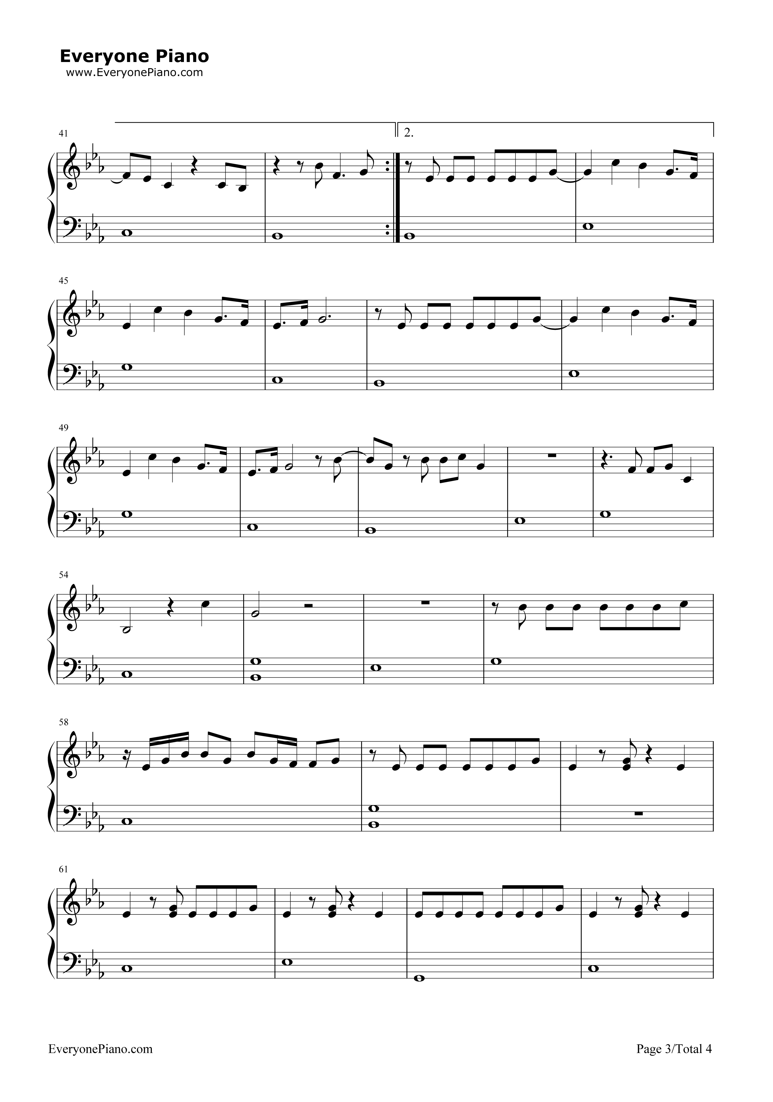 Hands to Myself钢琴谱-Selena Gomez3