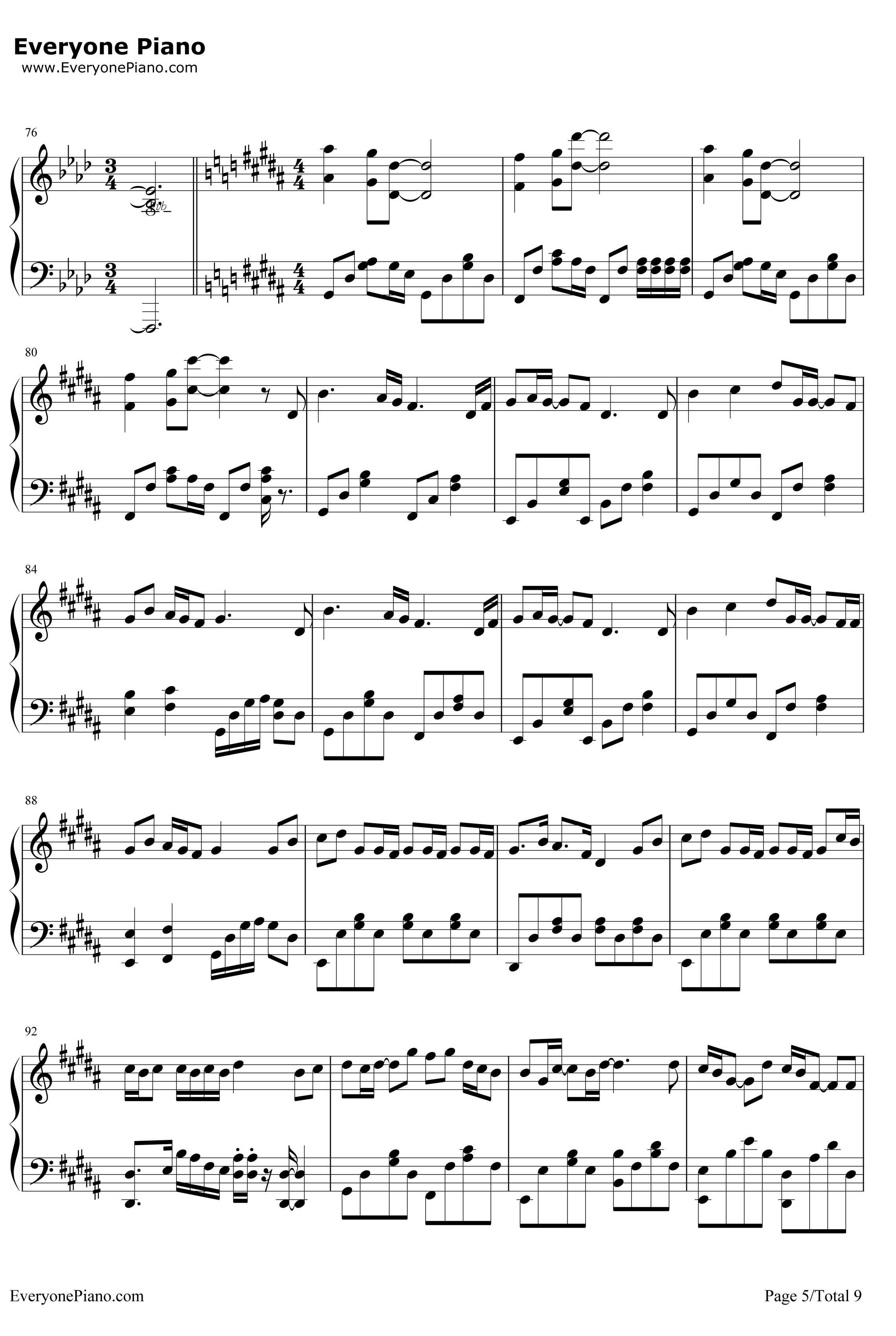 灵契钢琴谱-Assen捷五音Jw-盗墓笔记5
