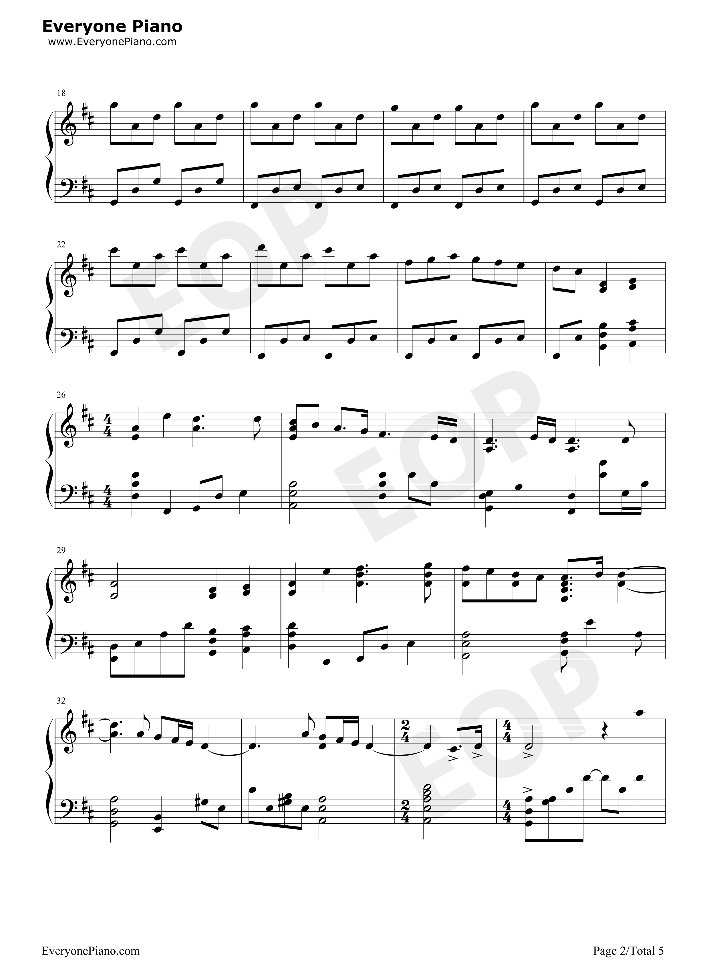 ウィアートル钢琴谱-Rionos2