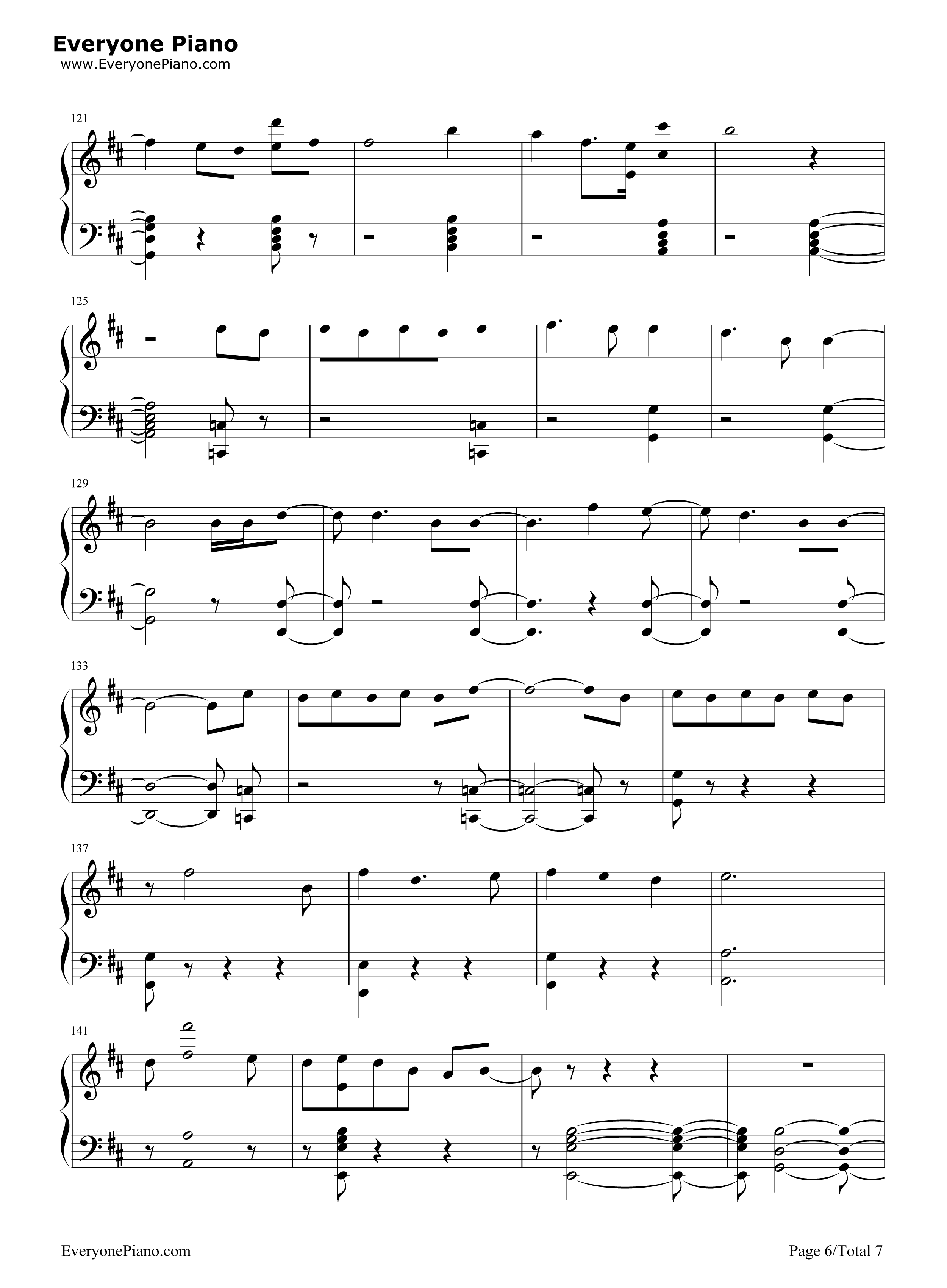 One Woman Man钢琴谱-John Legend6