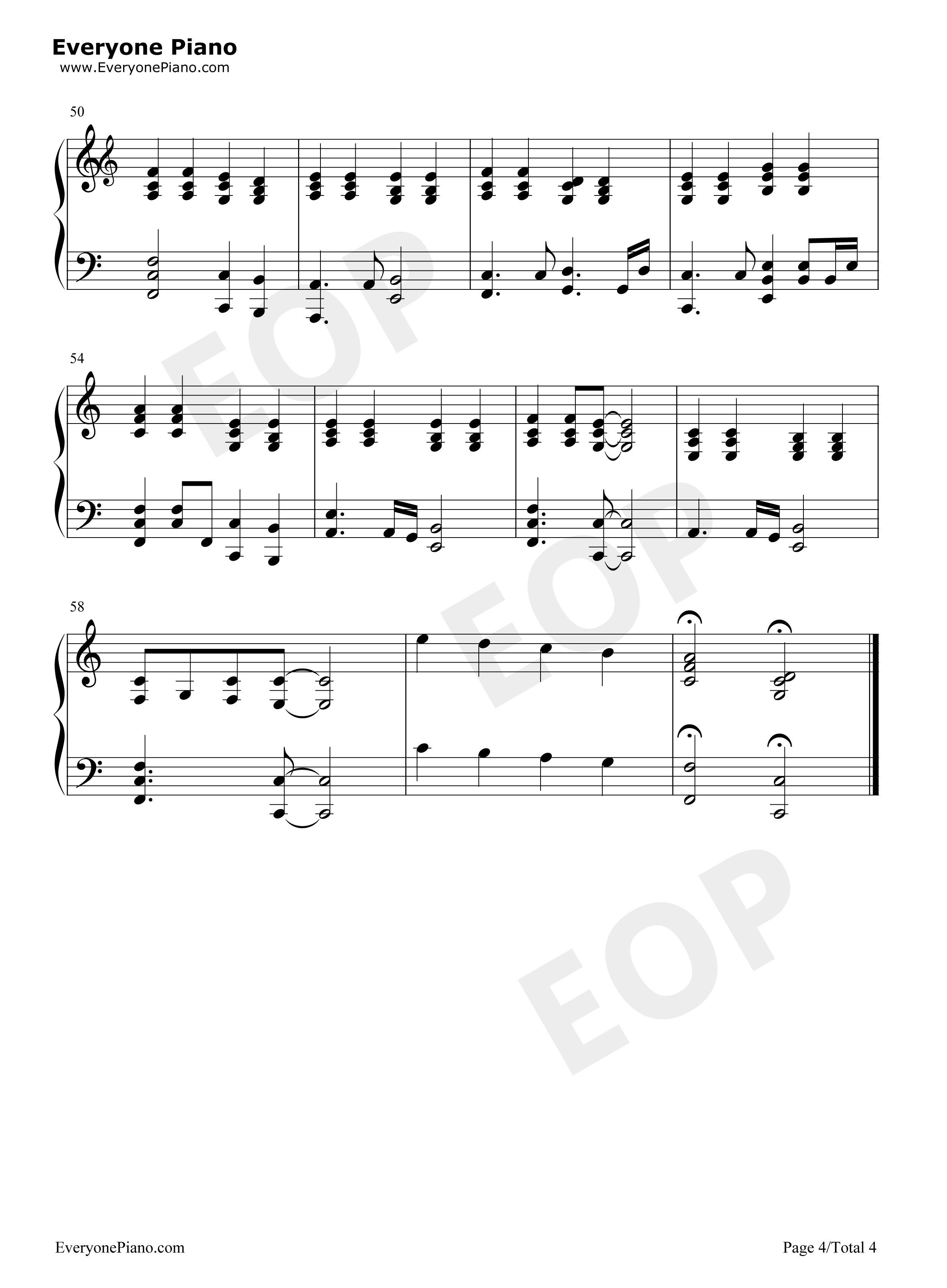 All This Time伴奏钢琴谱-OneRepublic4