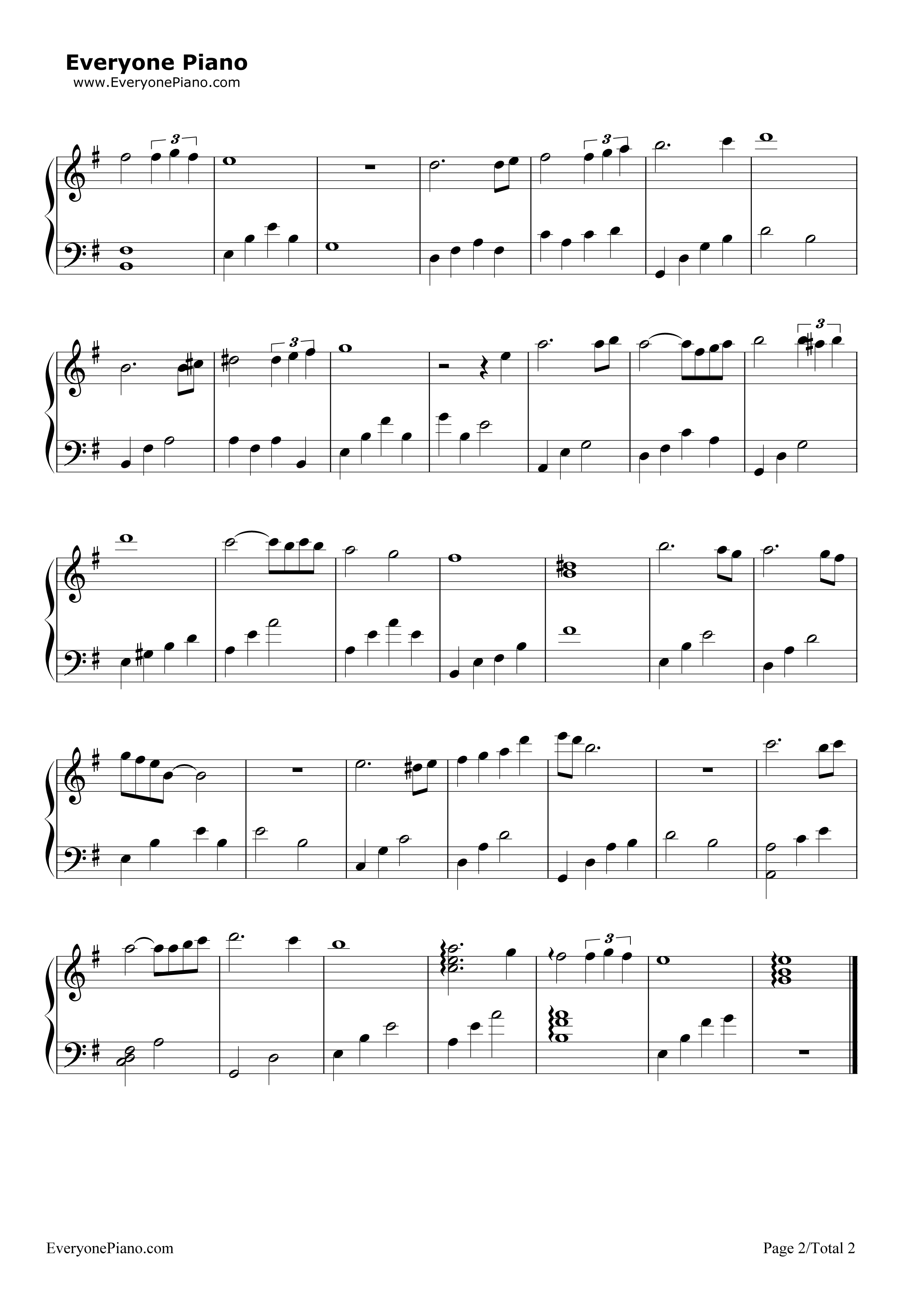 A Little Prayer唐心单恋钢琴谱-渡辺博也2