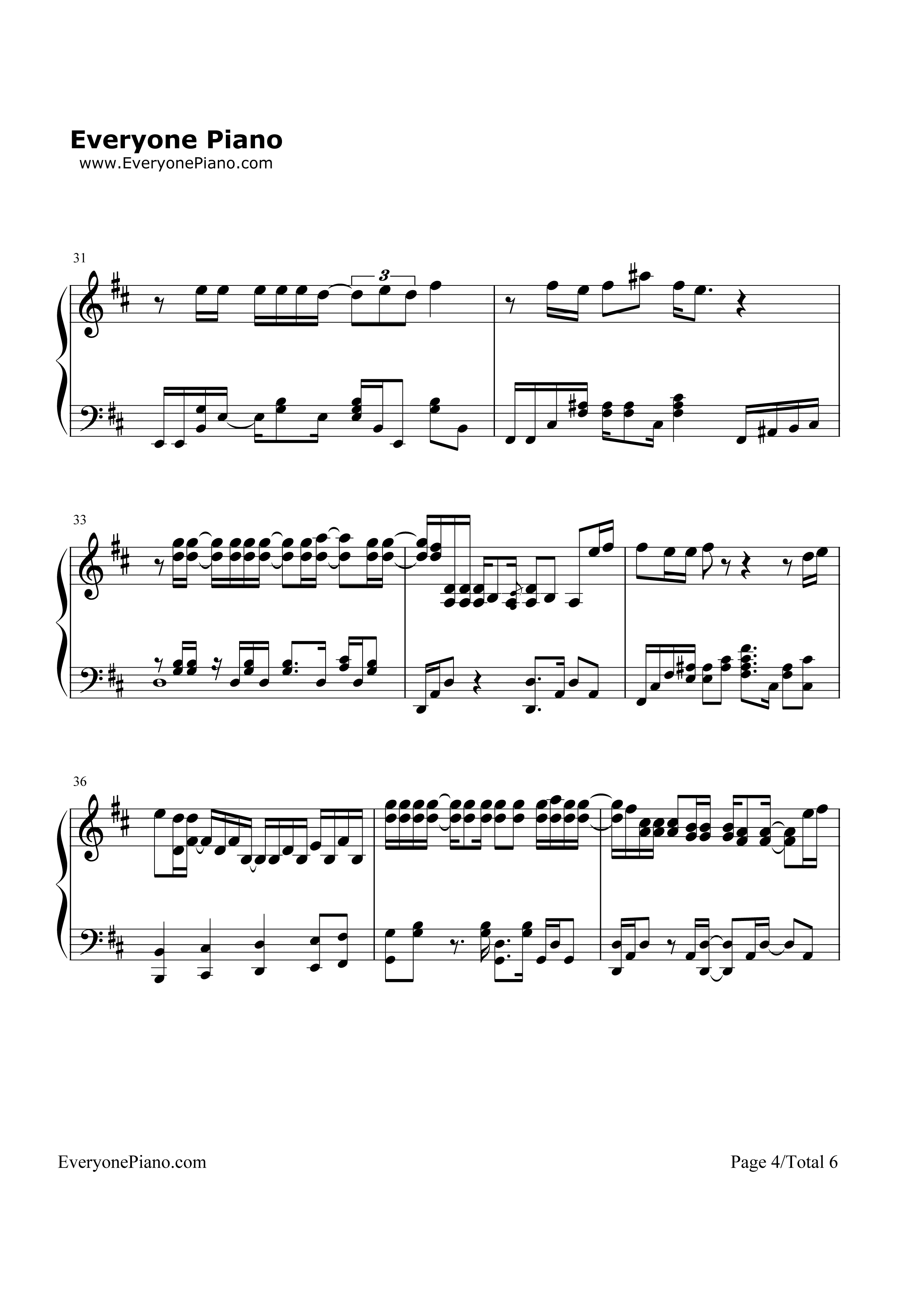 加州旅馆(Hotel California)钢琴谱-老鹰乐队  The Eagles4