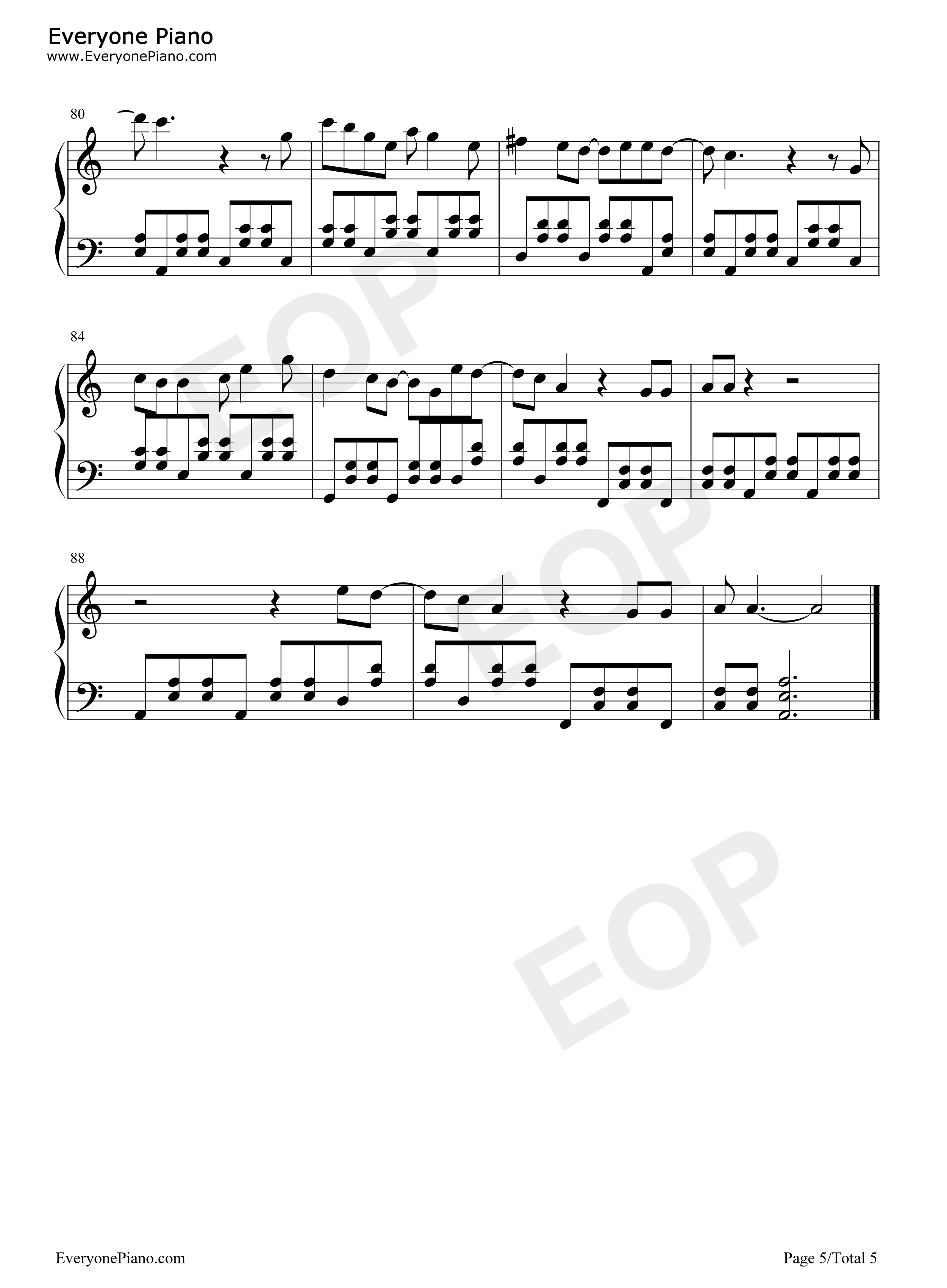 Riverside钢琴谱-Agnes Obel5