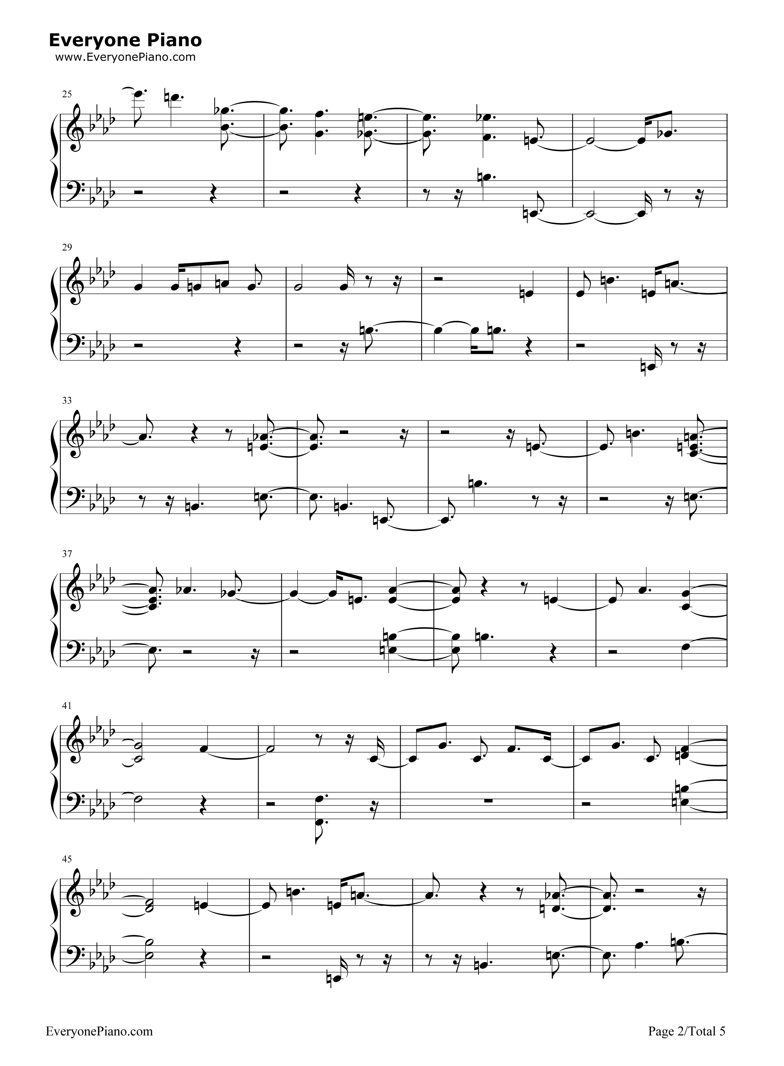 The Spark钢琴谱-John Williams2