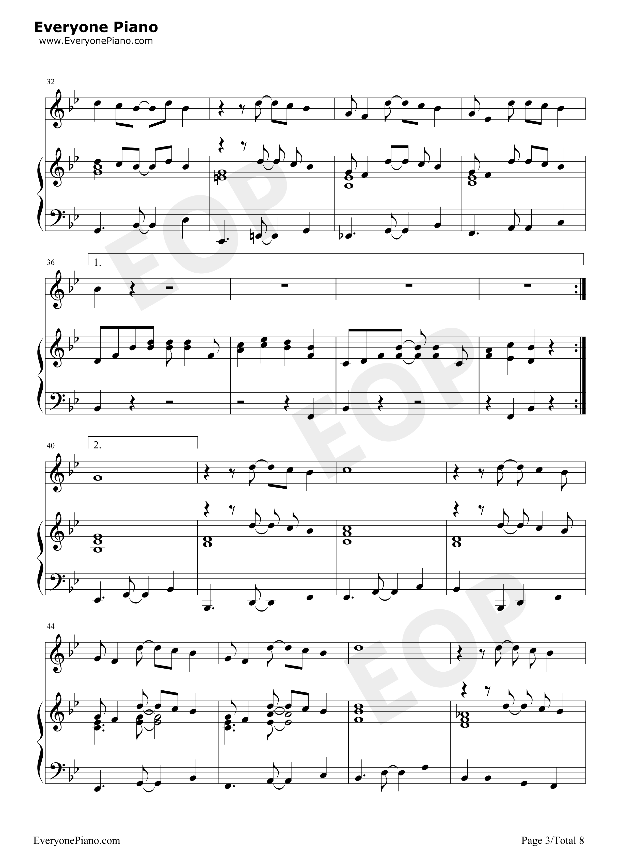 Under the Sea钢琴谱-Alan Menken3