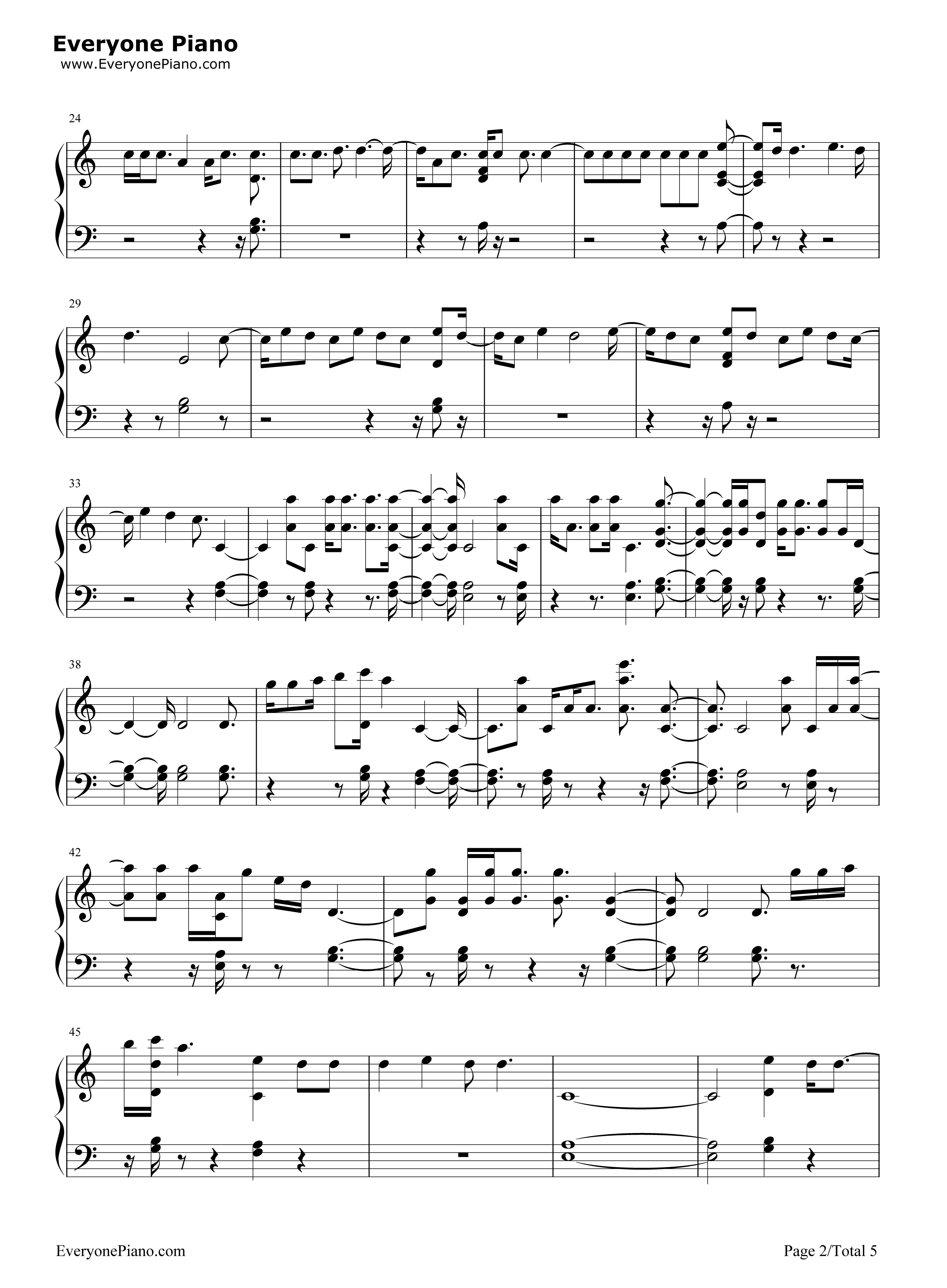 Champion钢琴谱-Fall Out Boy2