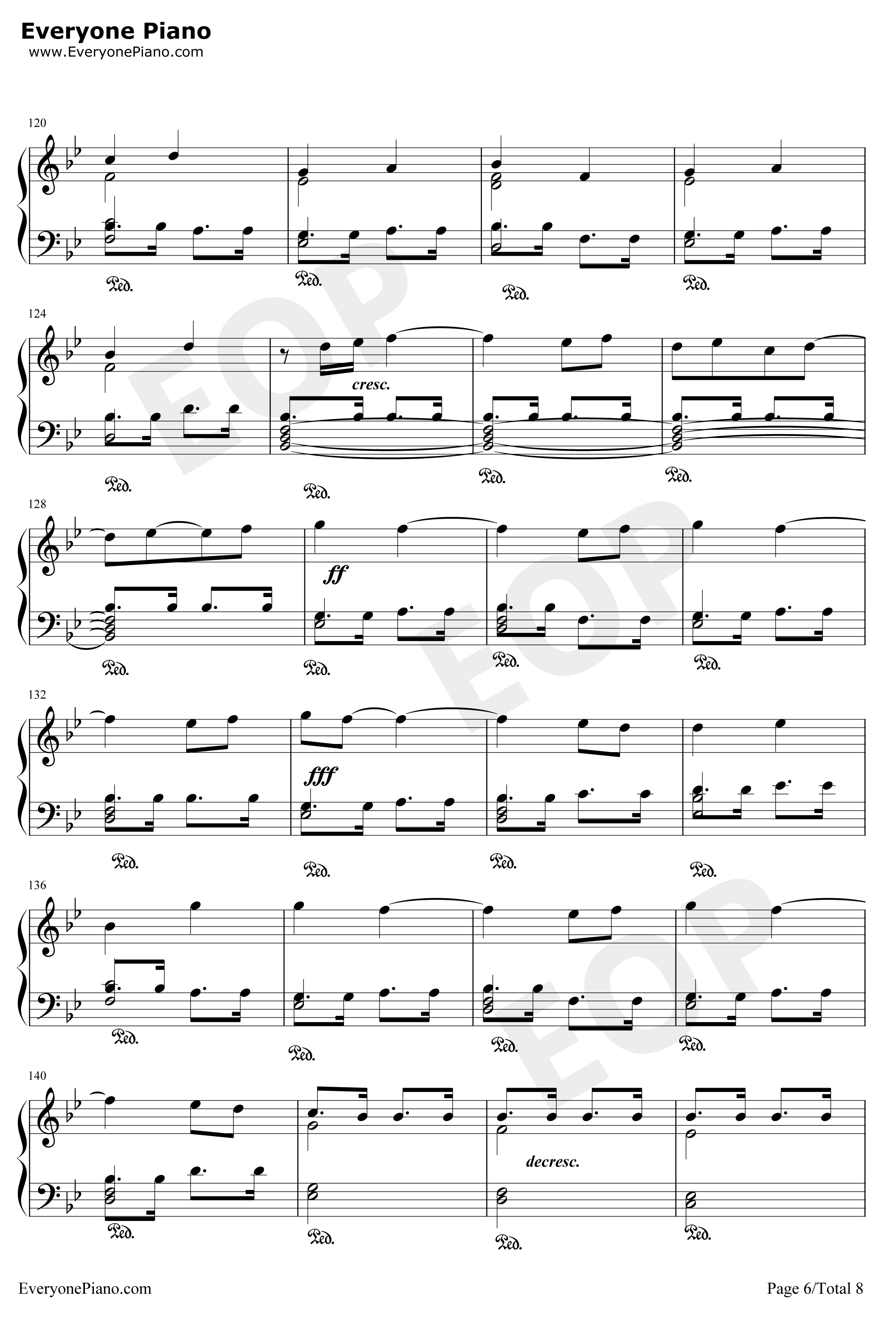 魔法密林钢琴谱-Maple Story6
