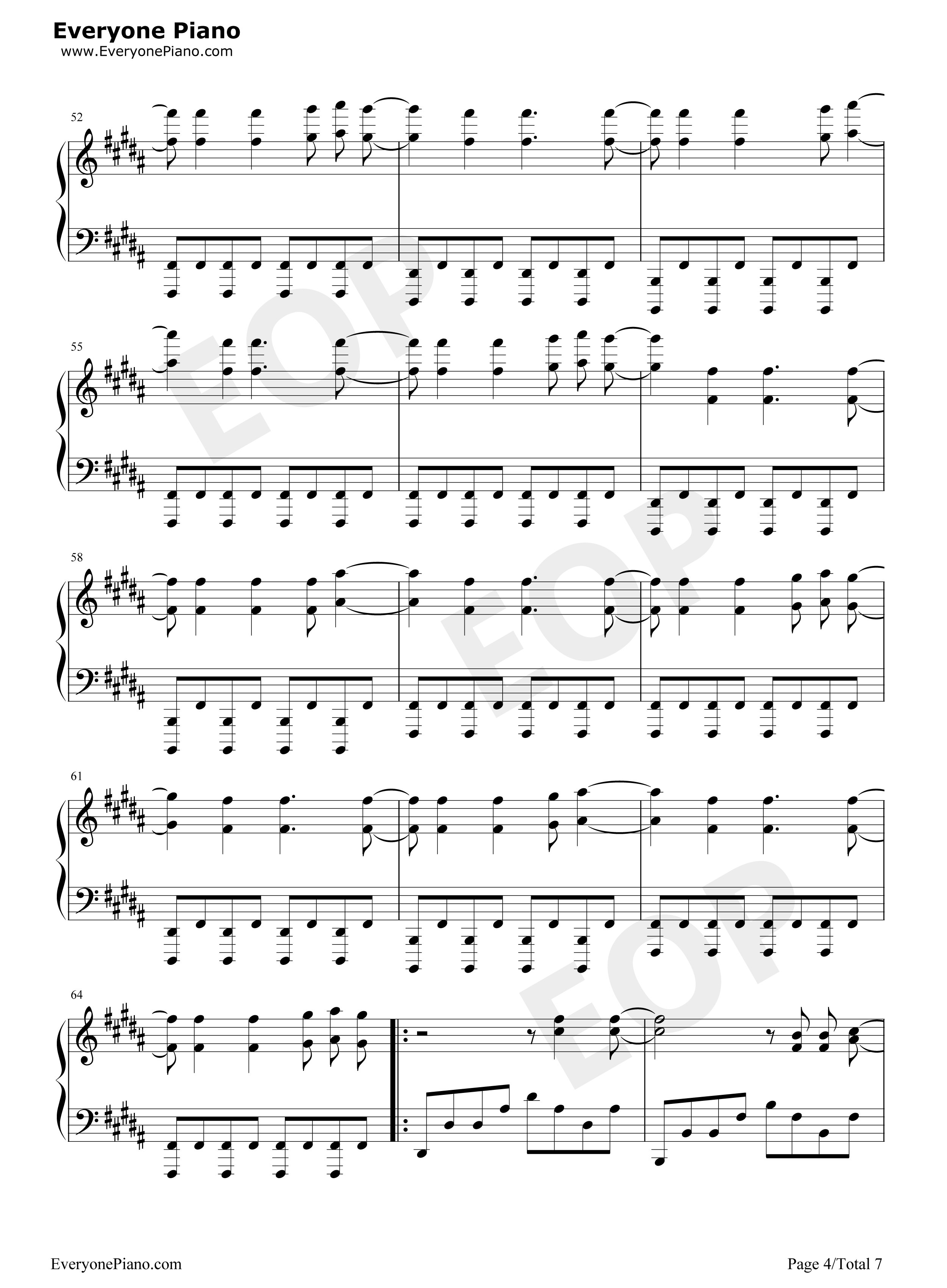 Trees钢琴谱-Twenty One Pilots4