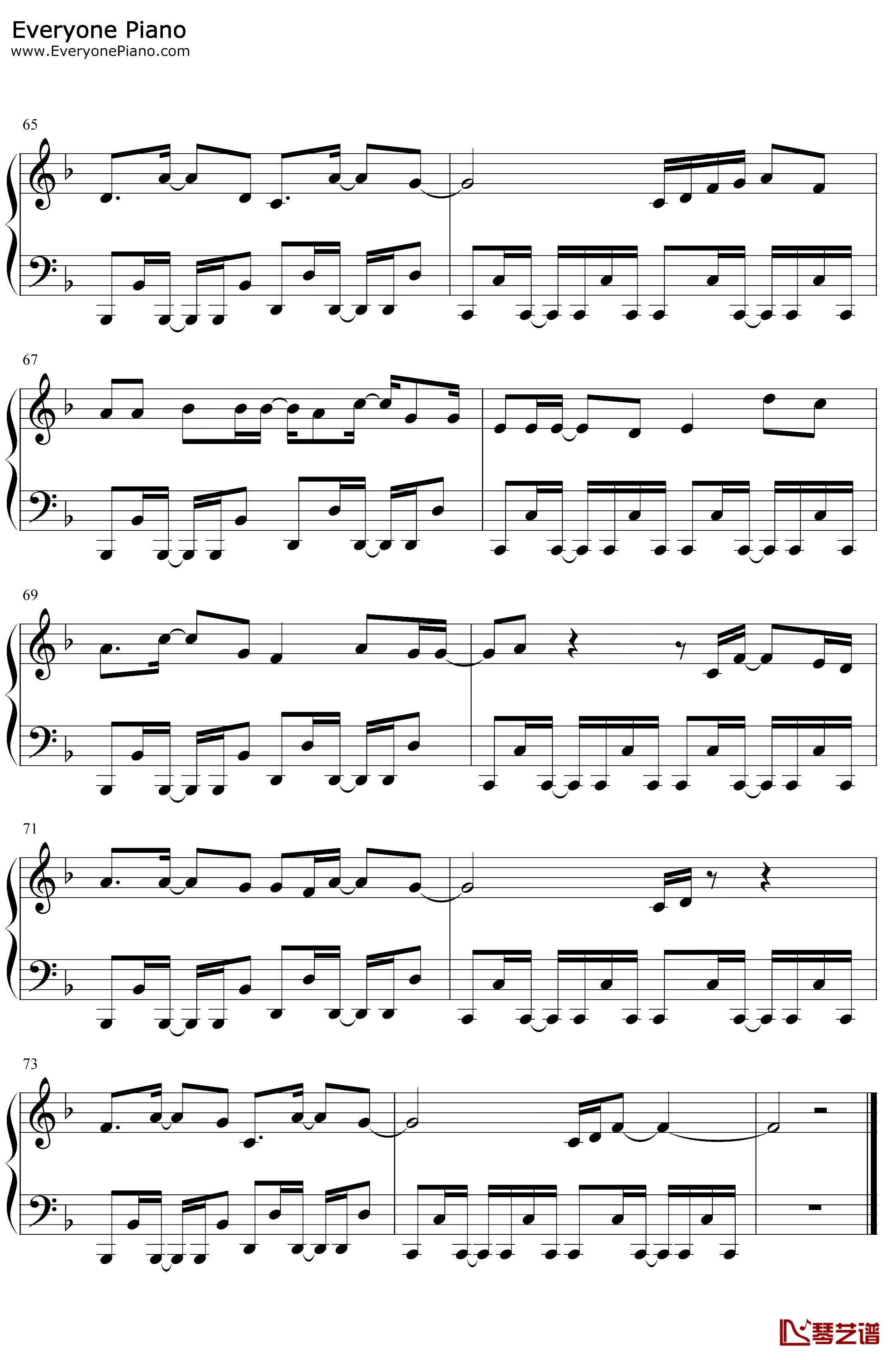 Break Up Song钢琴谱-Little Mix6