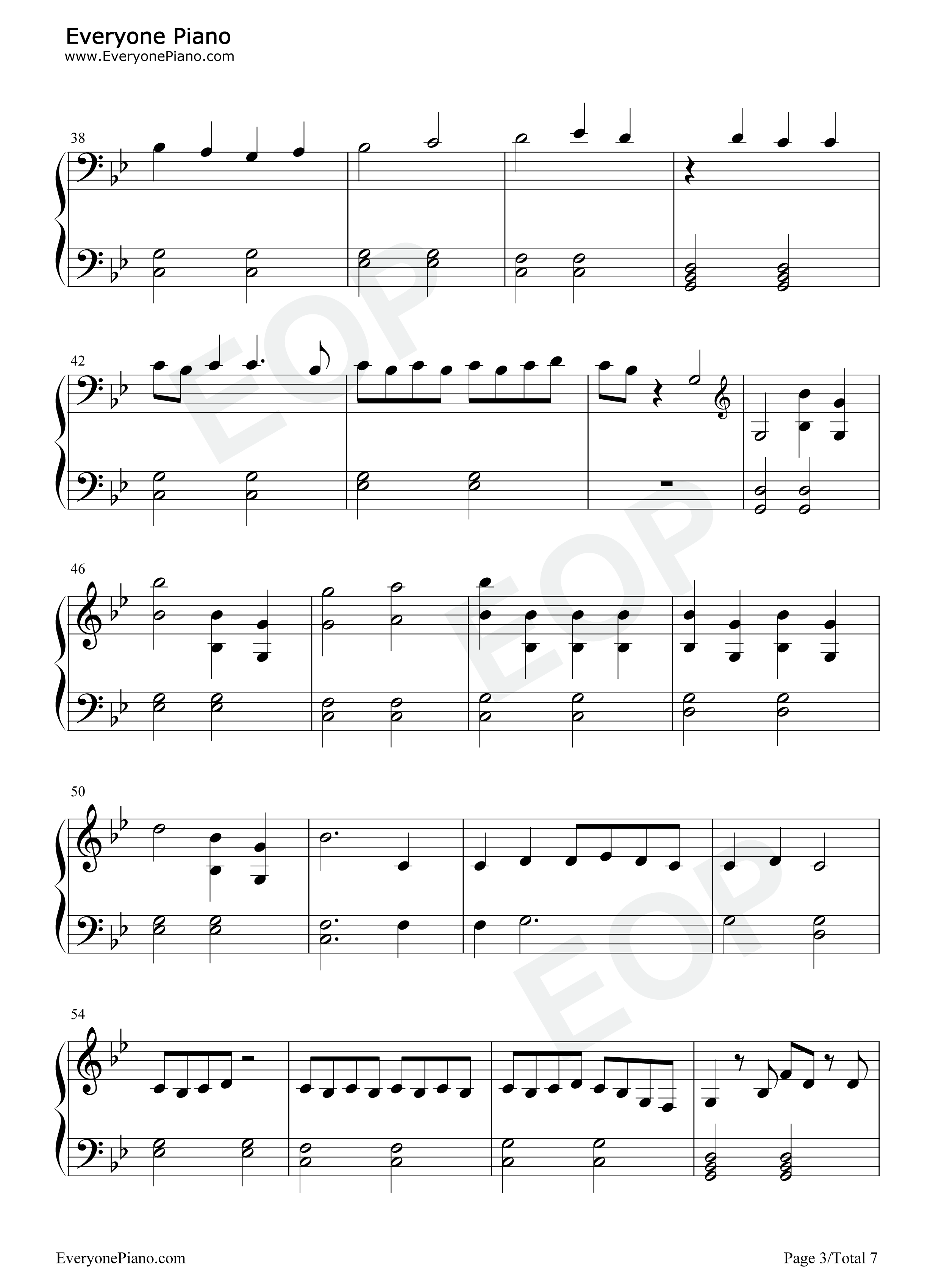 No Body No Crime钢琴谱-Taylor Swift3