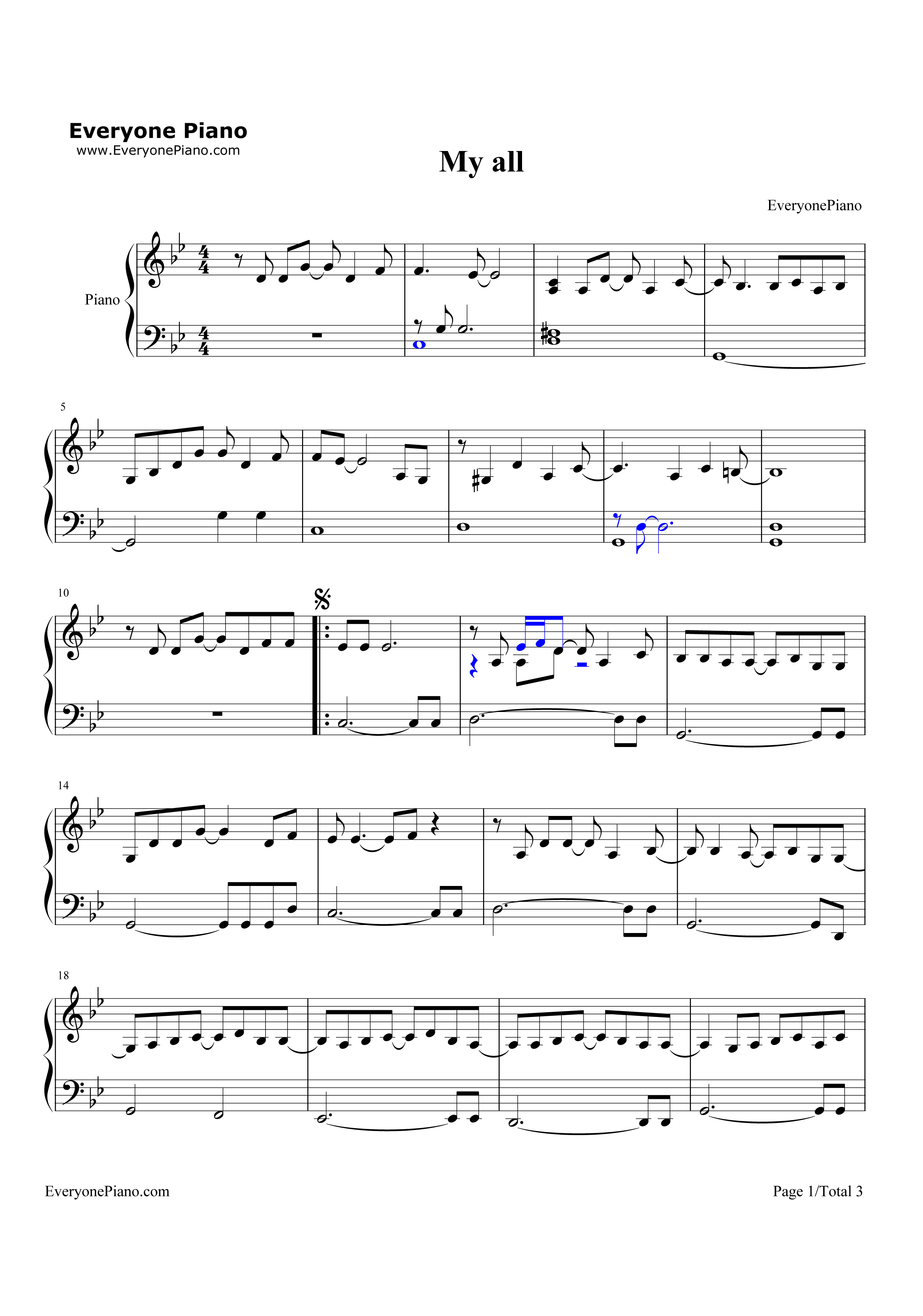 My All钢琴谱-Mariah Carey1