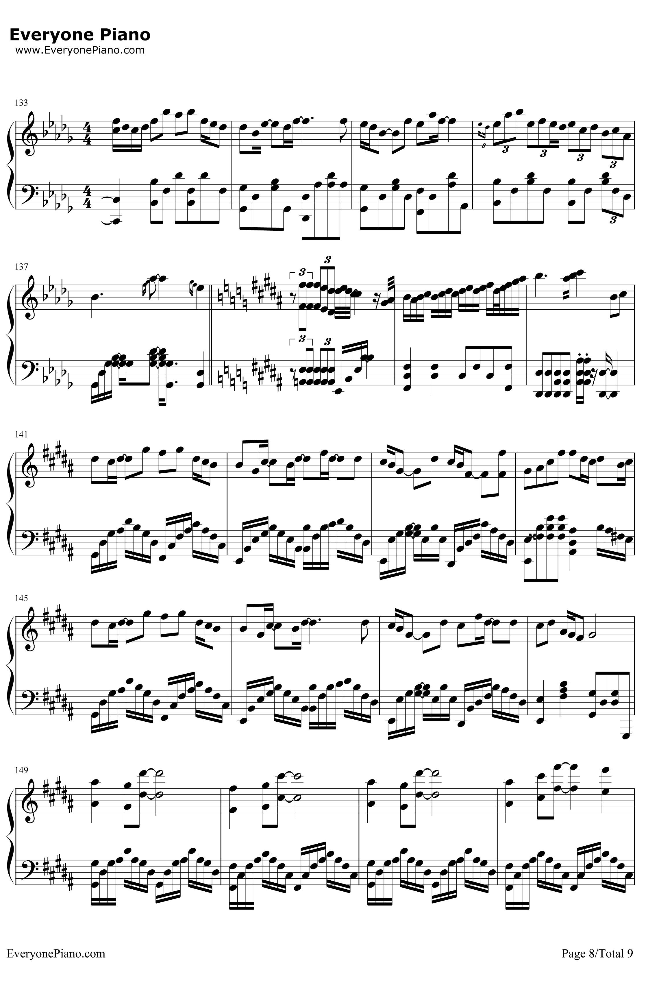 灵契钢琴谱-Assen捷五音Jw-盗墓笔记8