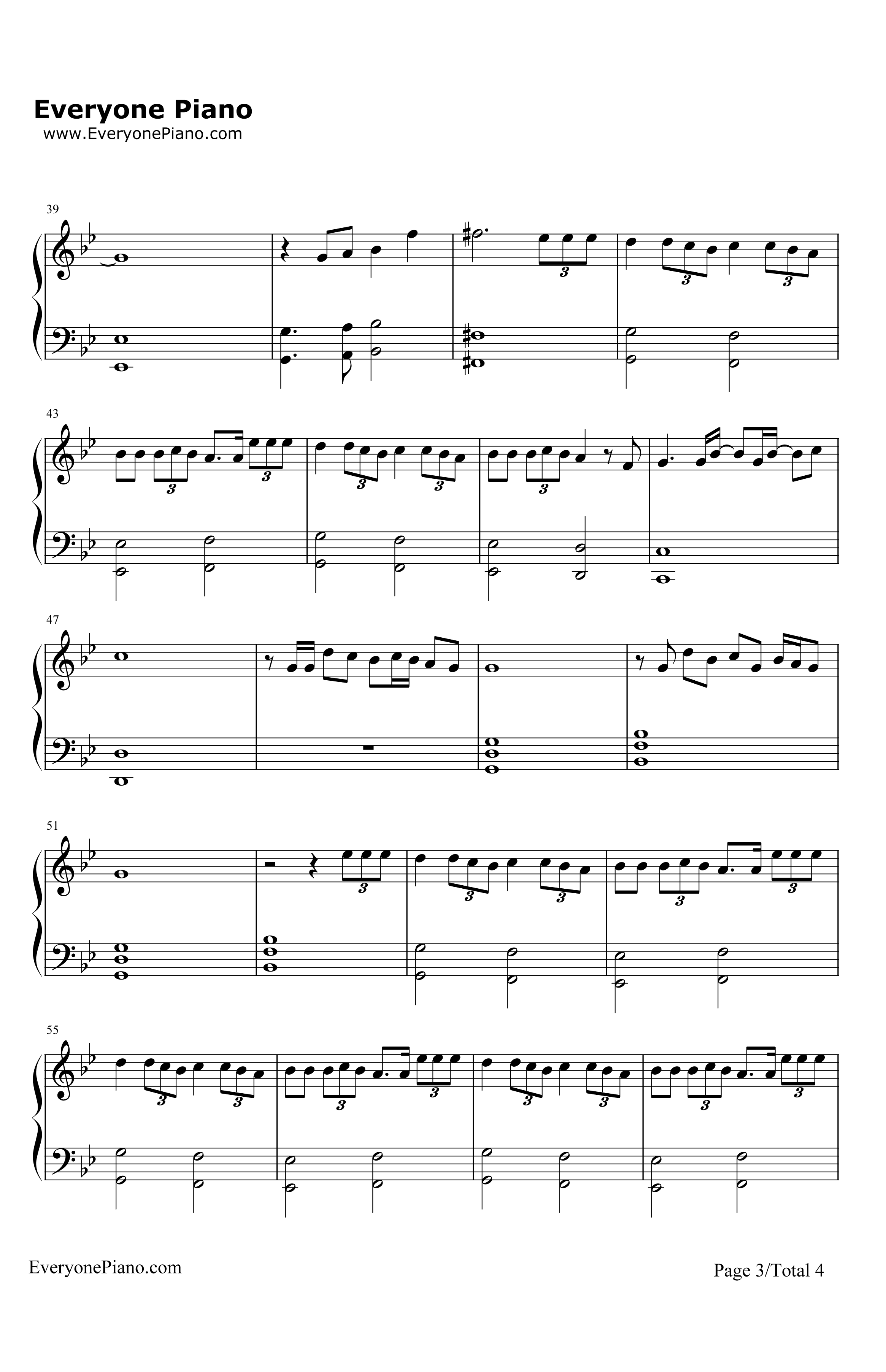 Writing'sontheWall钢琴谱-SamSmith-007大破幽灵危机主题曲3