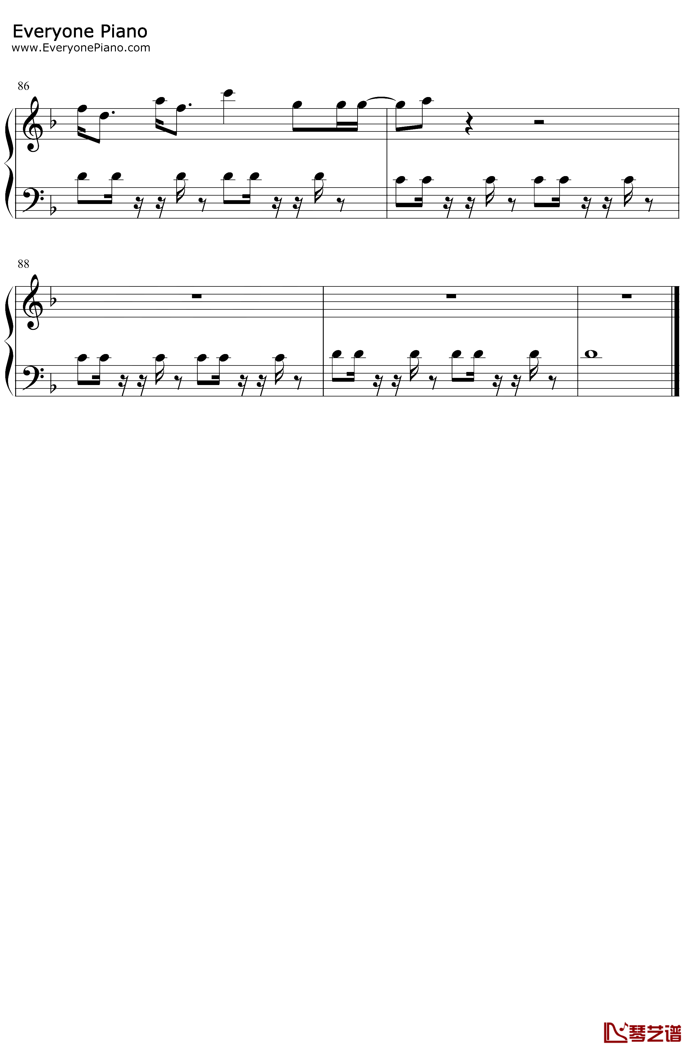 Feel Me钢琴谱-Selena Gomez8