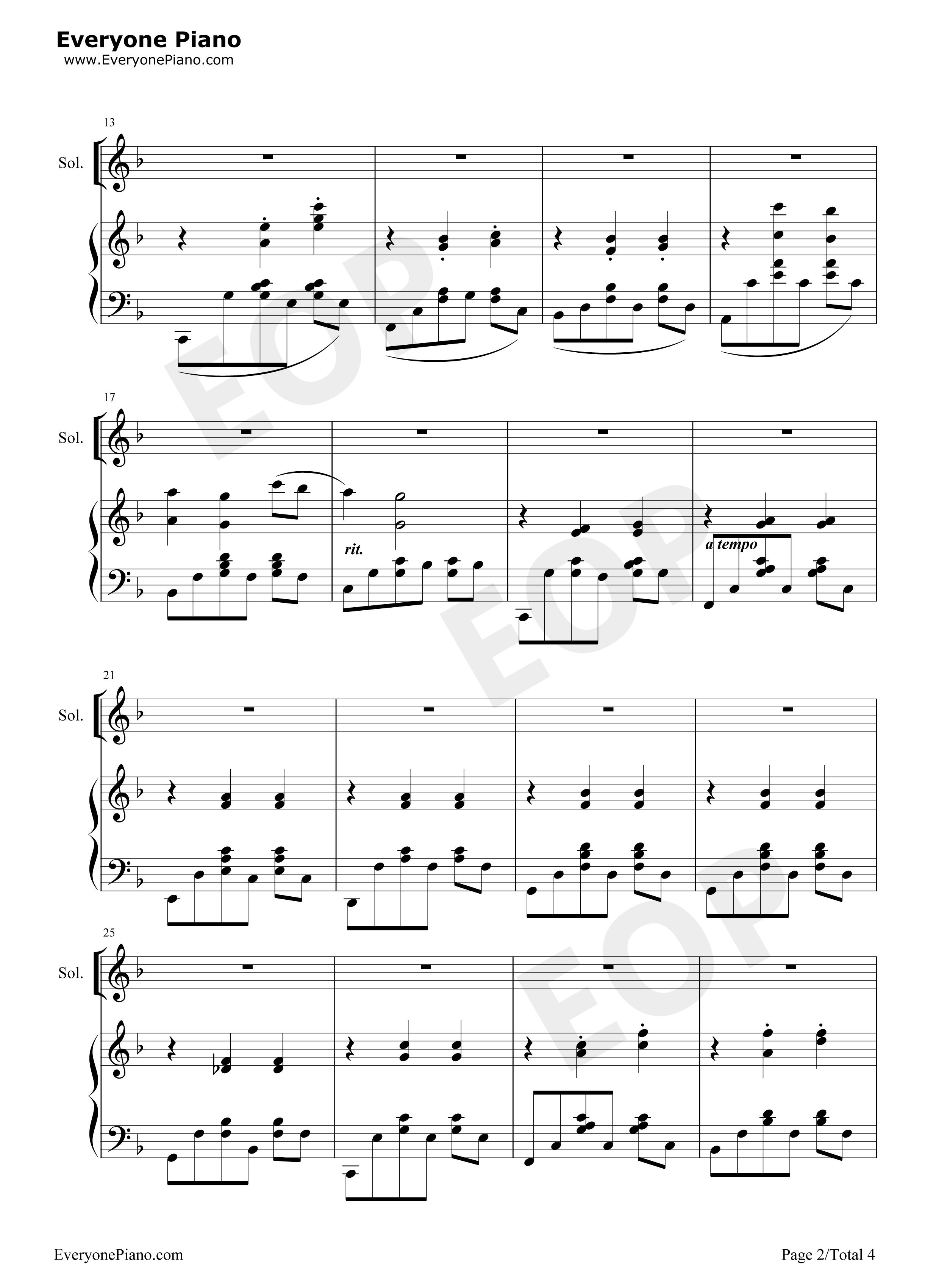 Cerf钢琴谱-Bruno Coulais2