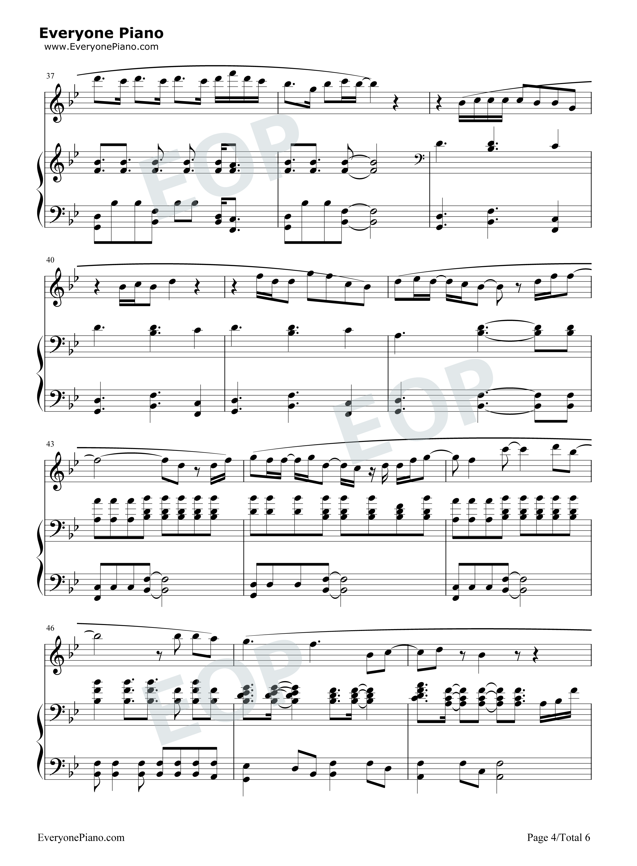 See You Again钢琴谱-Wiz Khalifa Charlie Puth4
