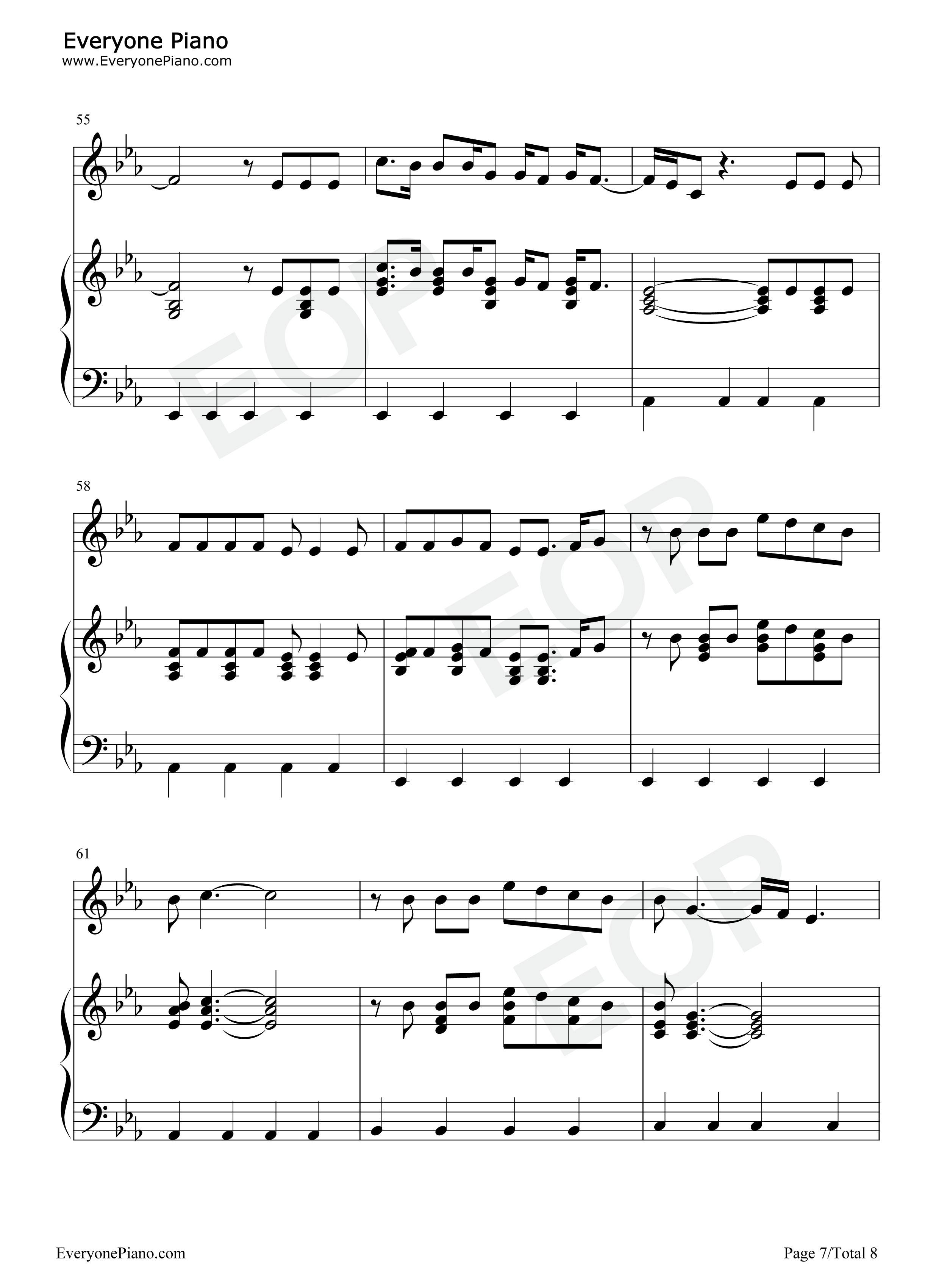 In the Mirror钢琴谱-Demi Lovato7
