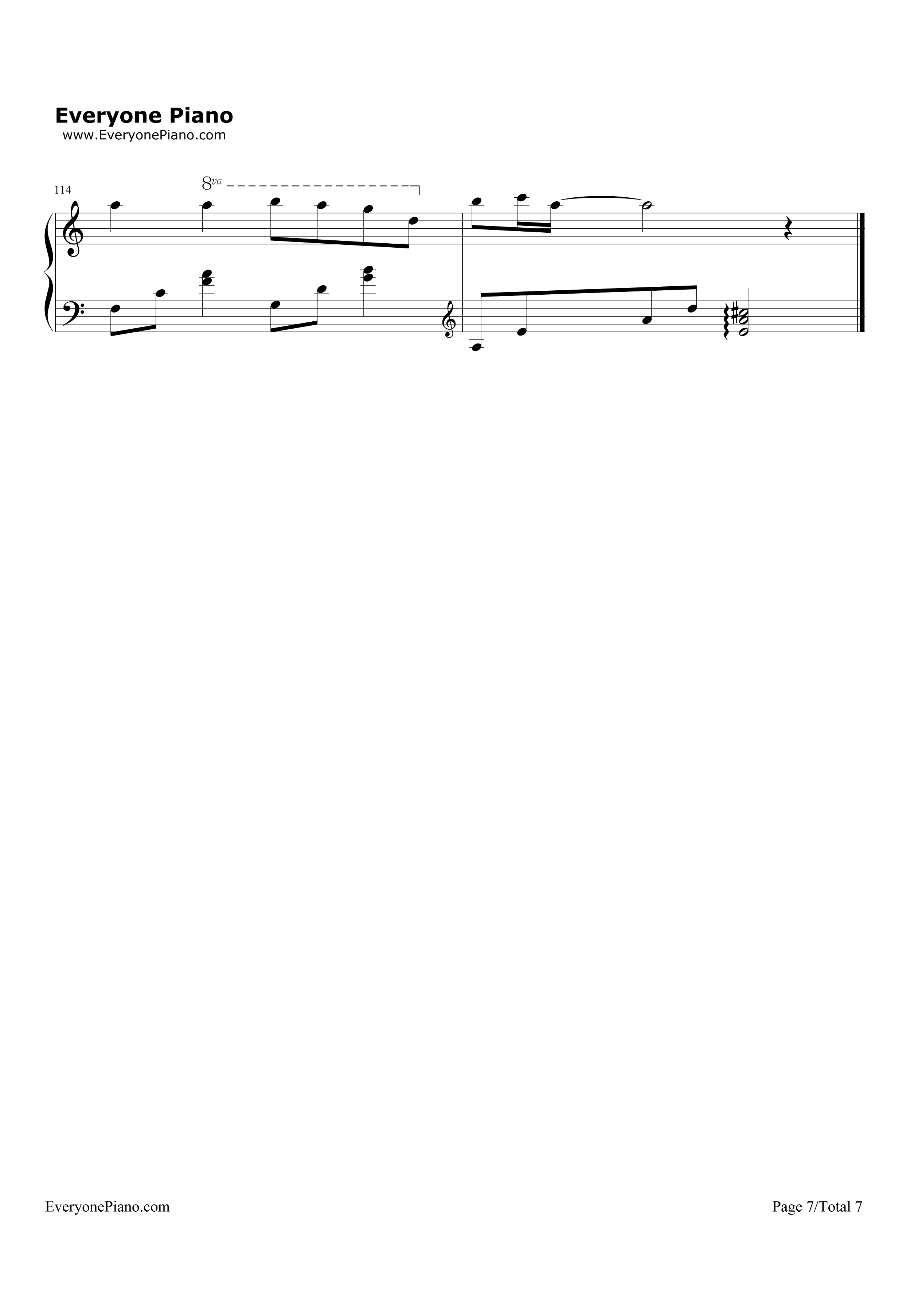 LEVEL5钢琴谱-fripSide7