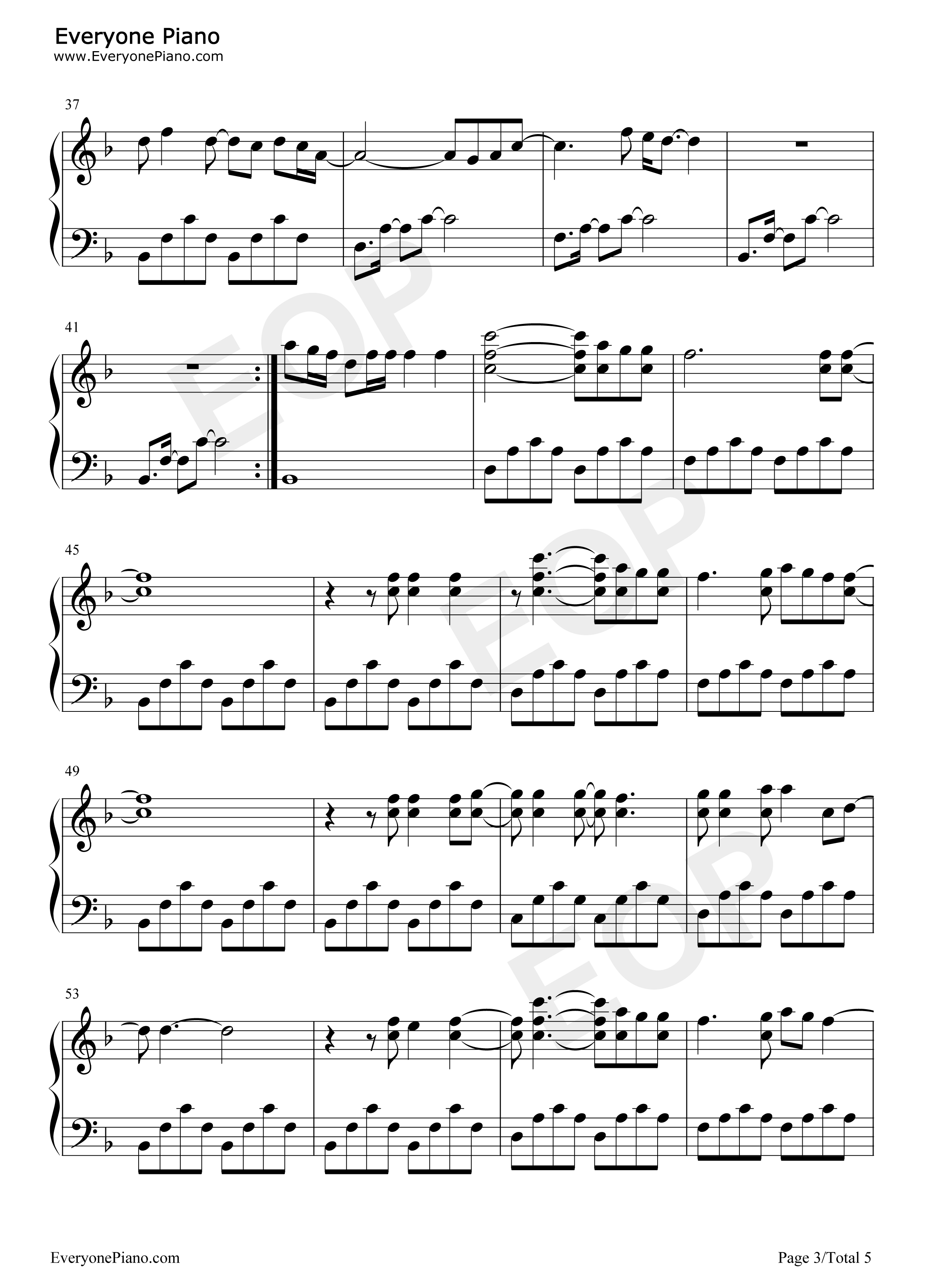 Beating Heart钢琴谱-Ellie Goulding3
