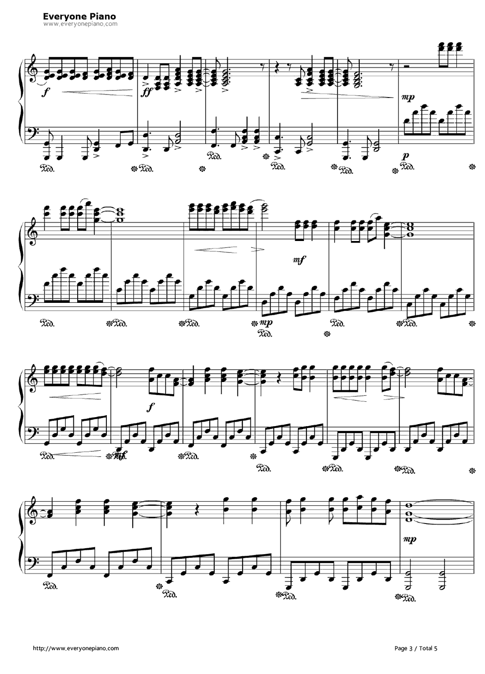 Ultraviolence钢琴谱-Lana Del Rey3