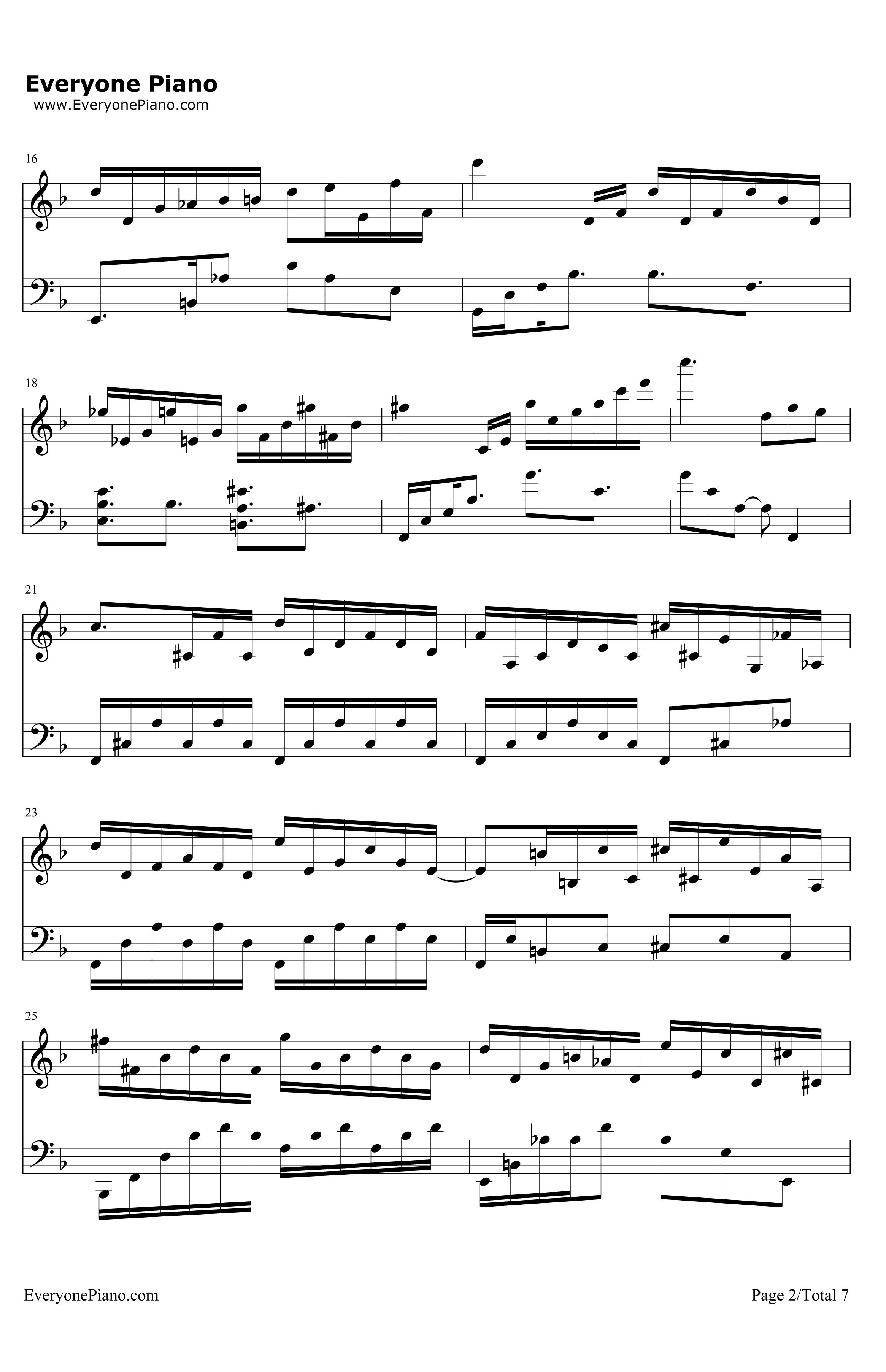 情归巴黎主题曲钢琴谱-JohnWilliams2