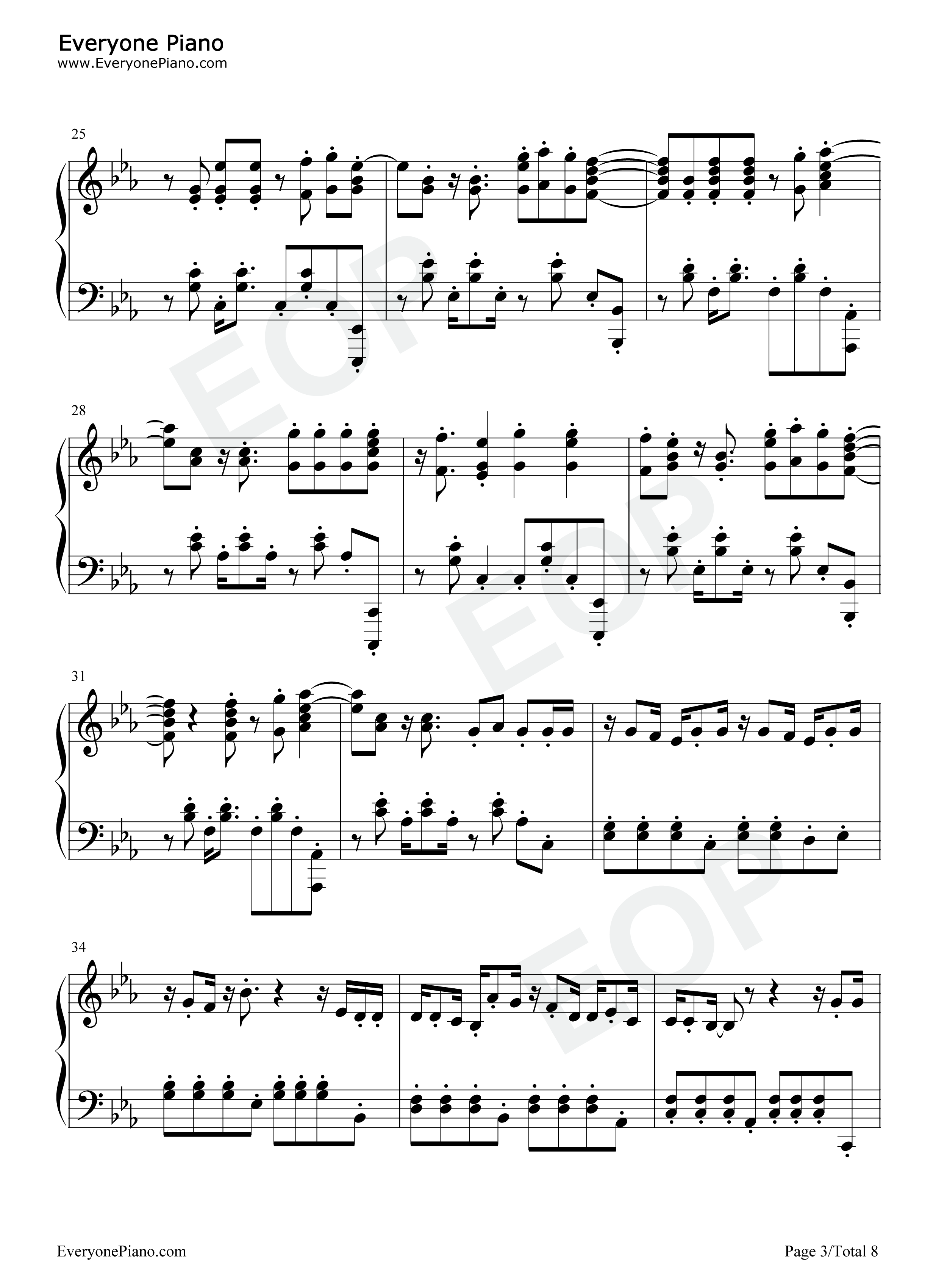 Wrecked钢琴谱-Imagine Dragons3