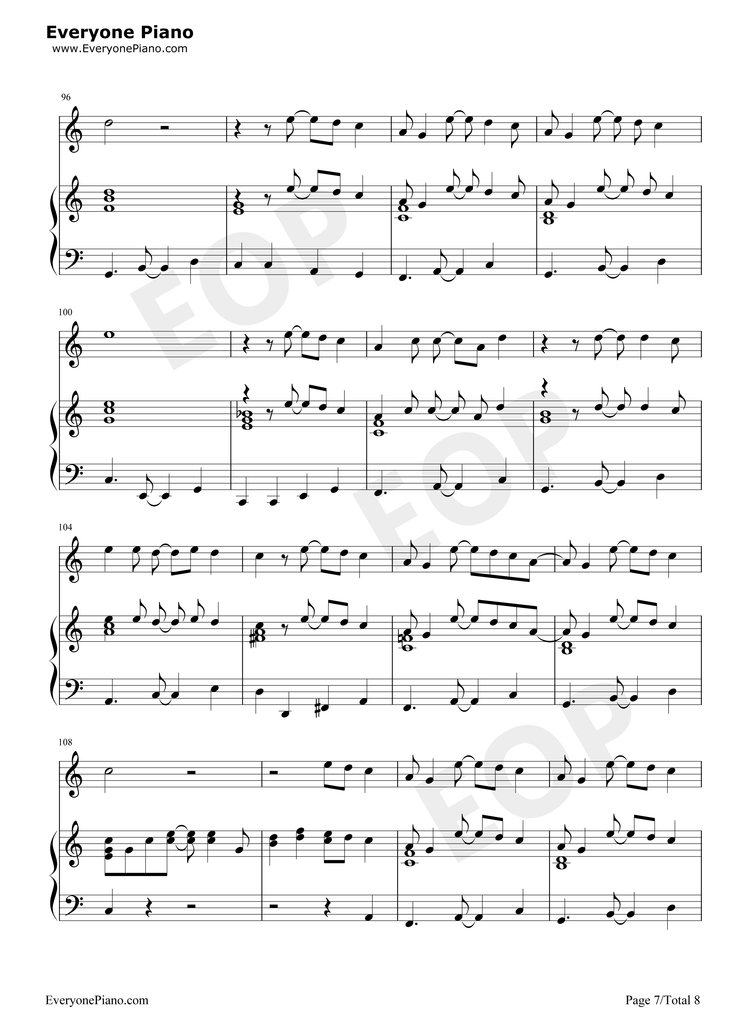 Under the Sea钢琴谱-Alan Menken7