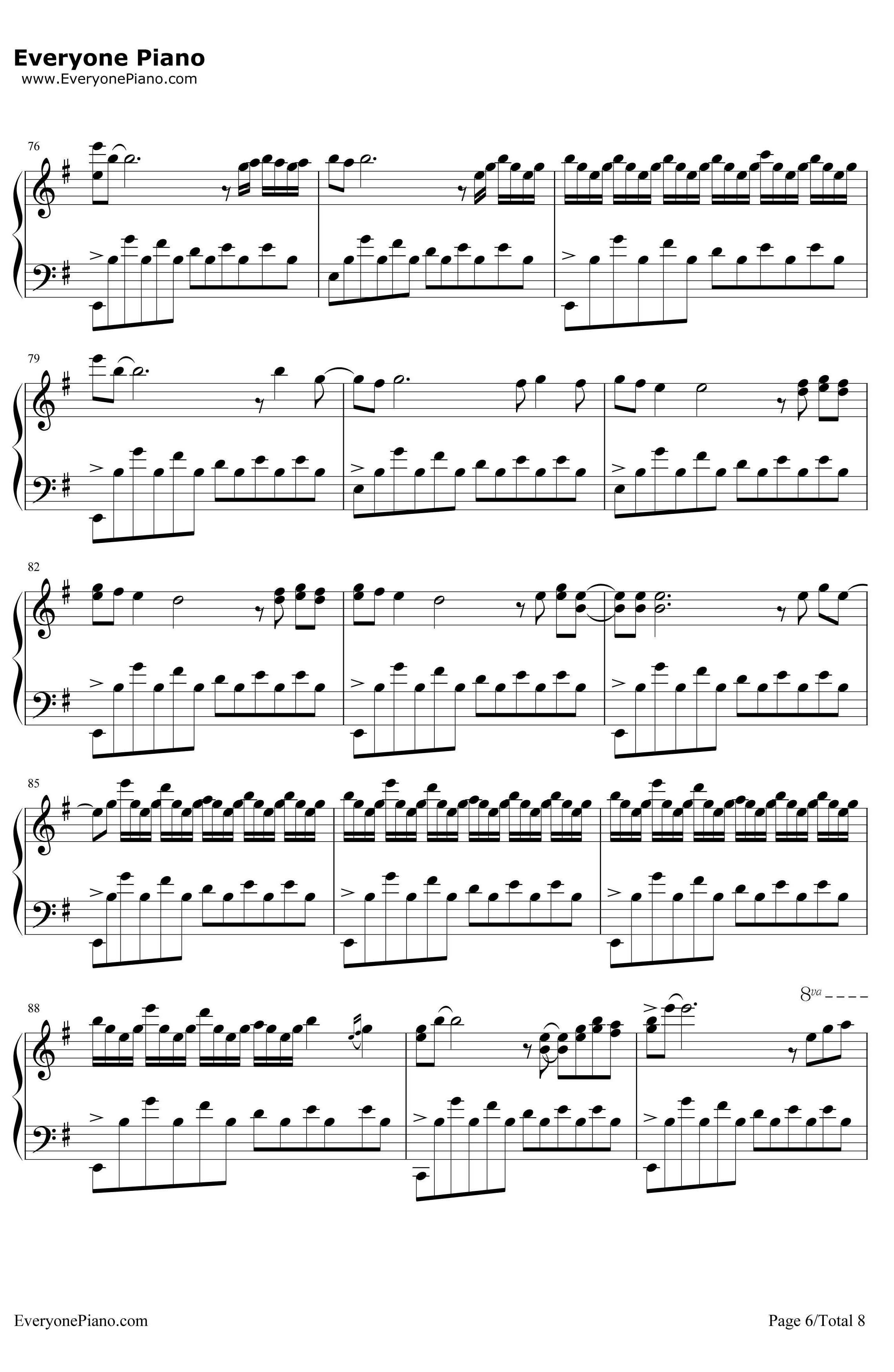 FebruarySea二月海钢琴谱-GeorgeWinston-《WinterIntoSpring》GeorgeWinston6
