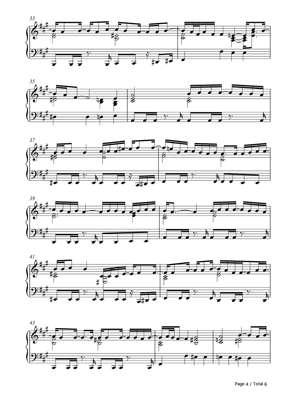 Insatiable钢琴谱-Darren Hayes4