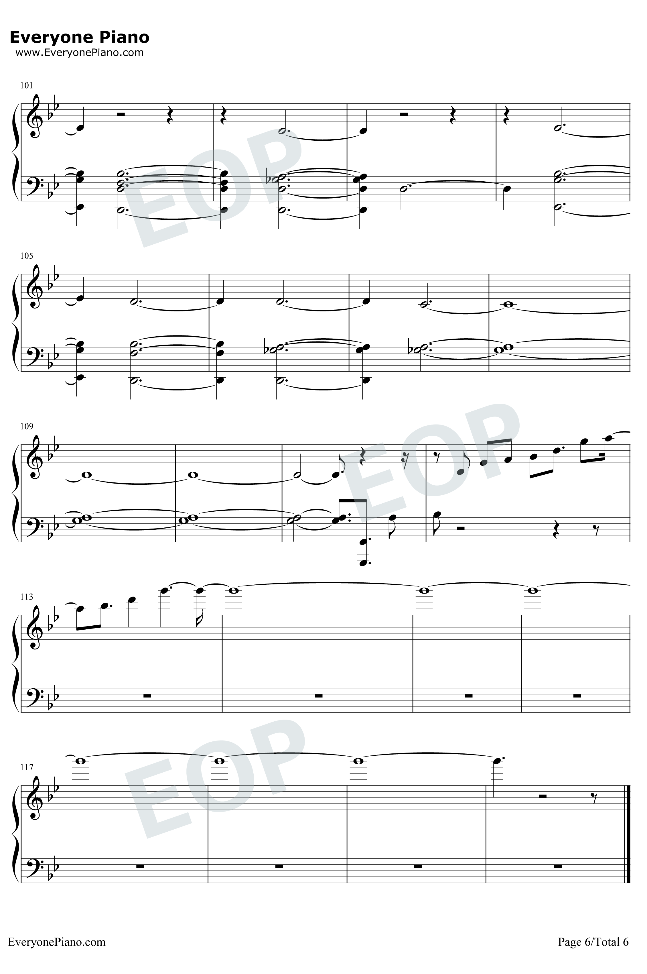 The Thrill of It All钢琴谱-Sam Smith6