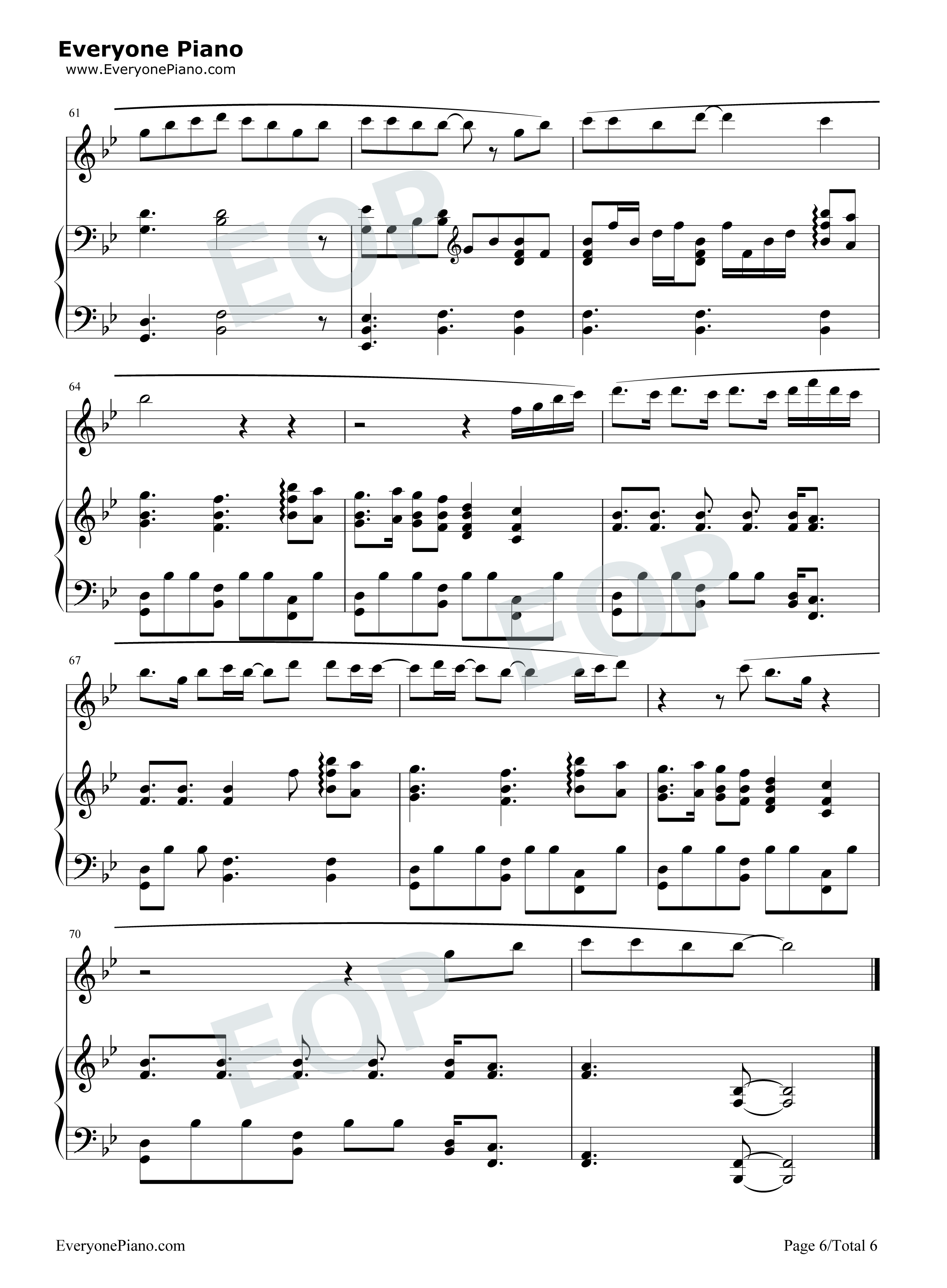 See You Again钢琴谱-Wiz Khalifa Charlie Puth6