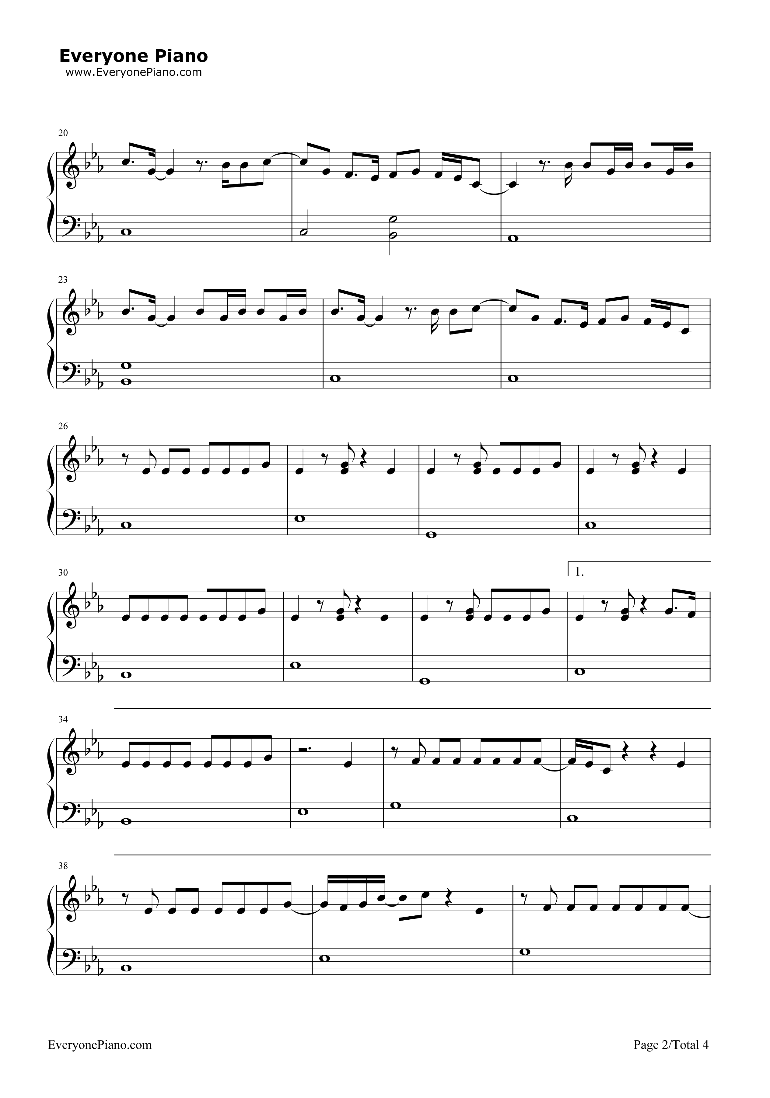 Hands to Myself钢琴谱-Selena Gomez2
